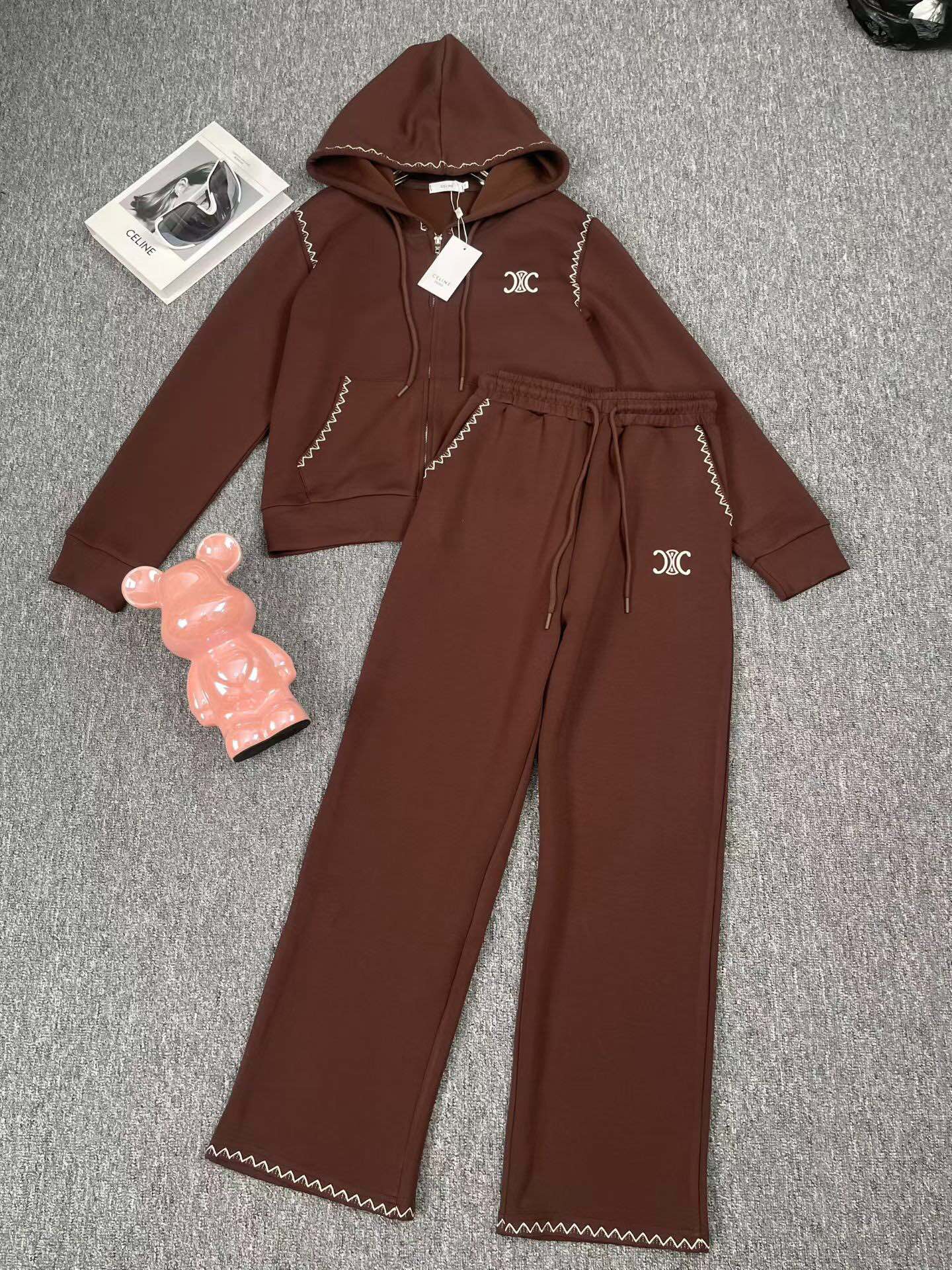 秋冬新品 女性セリーヌ 上下服 セットアップ