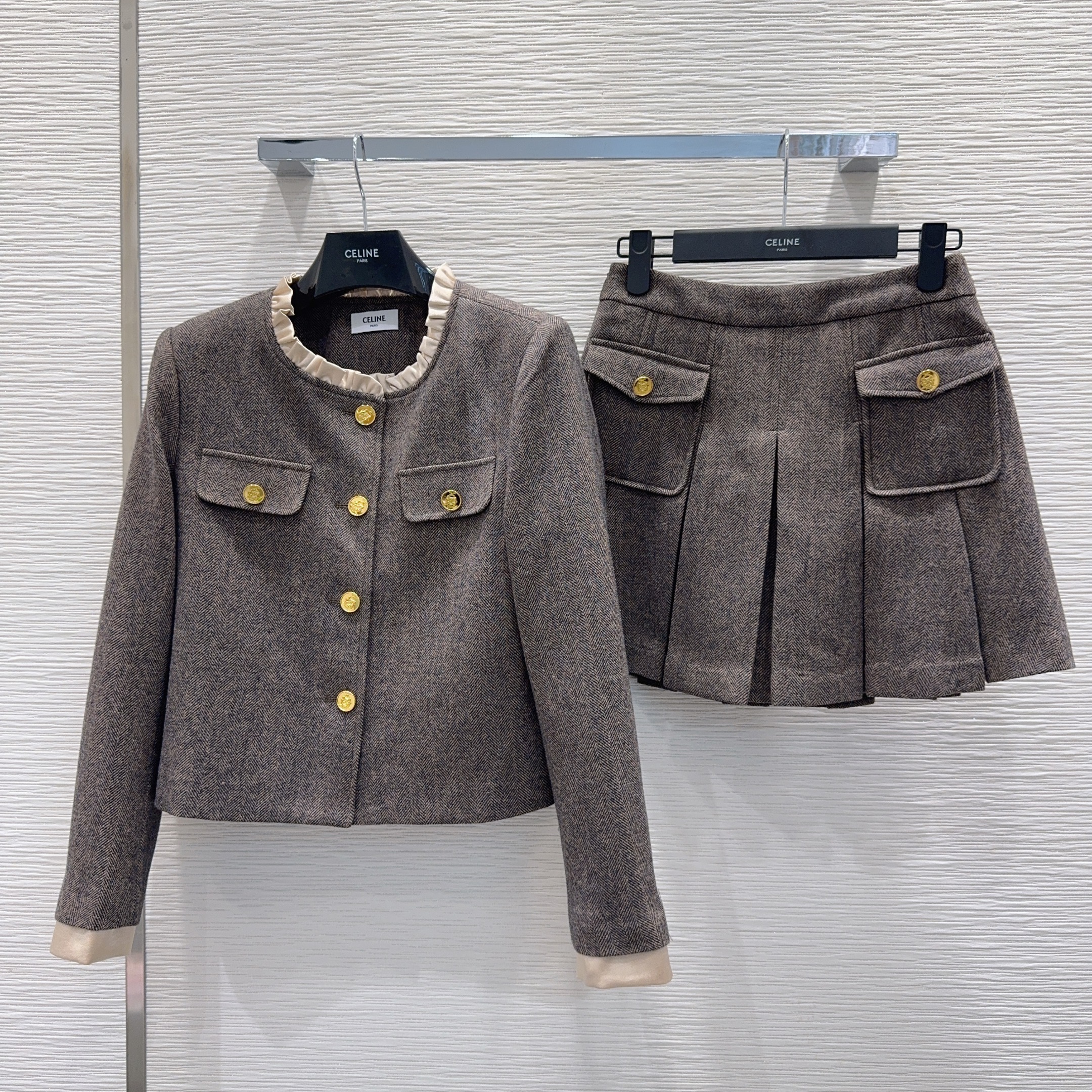 秋冬新品 女性セリーヌ セットアップ