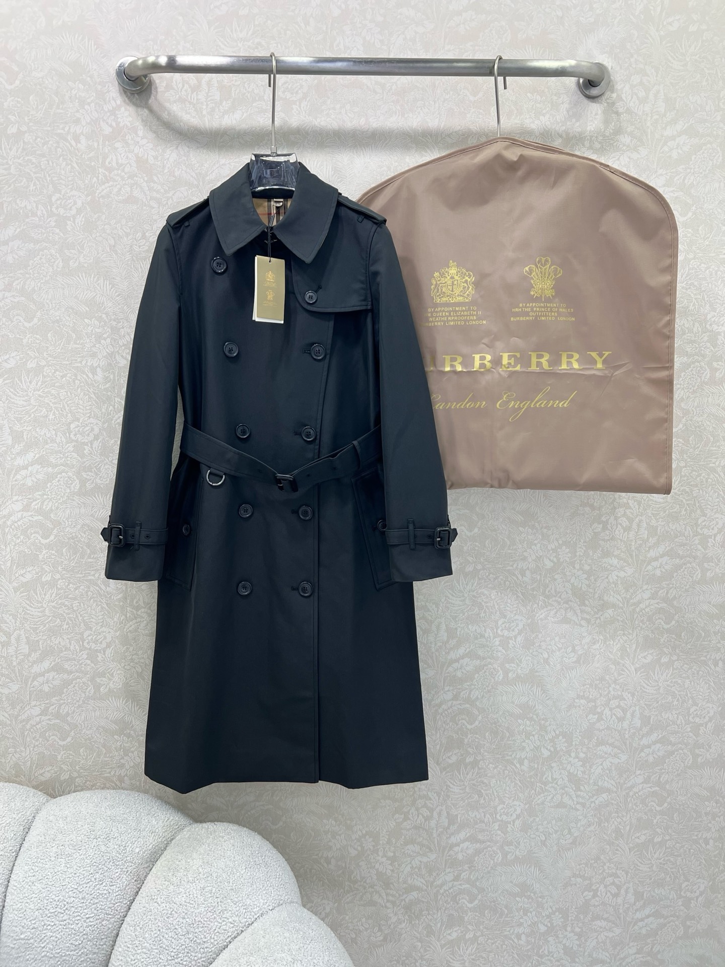 秋冬新品 女性バーバリー ロングジャケット コート