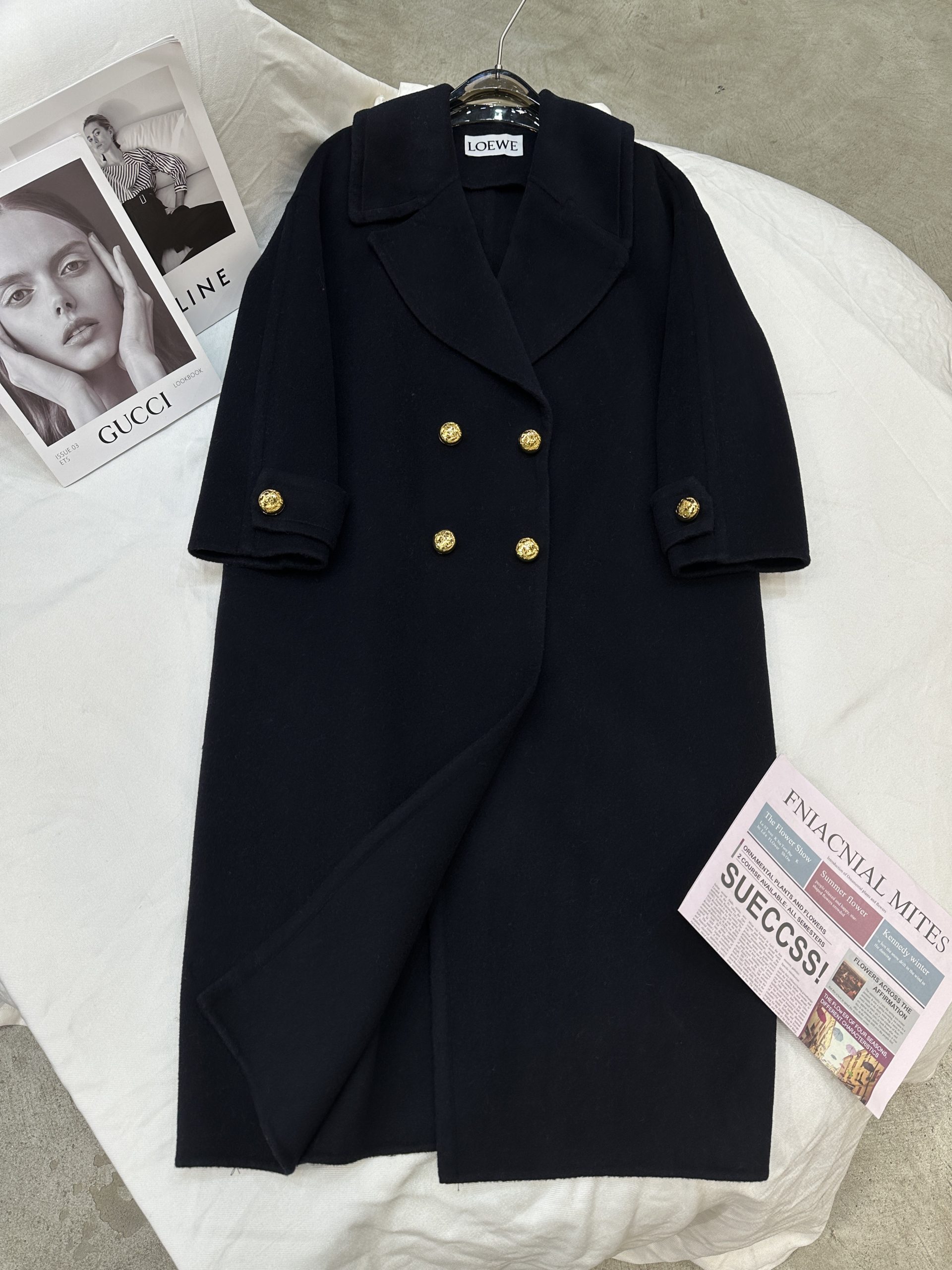 2025秋冬新品 女性ロエベ カシミアコート