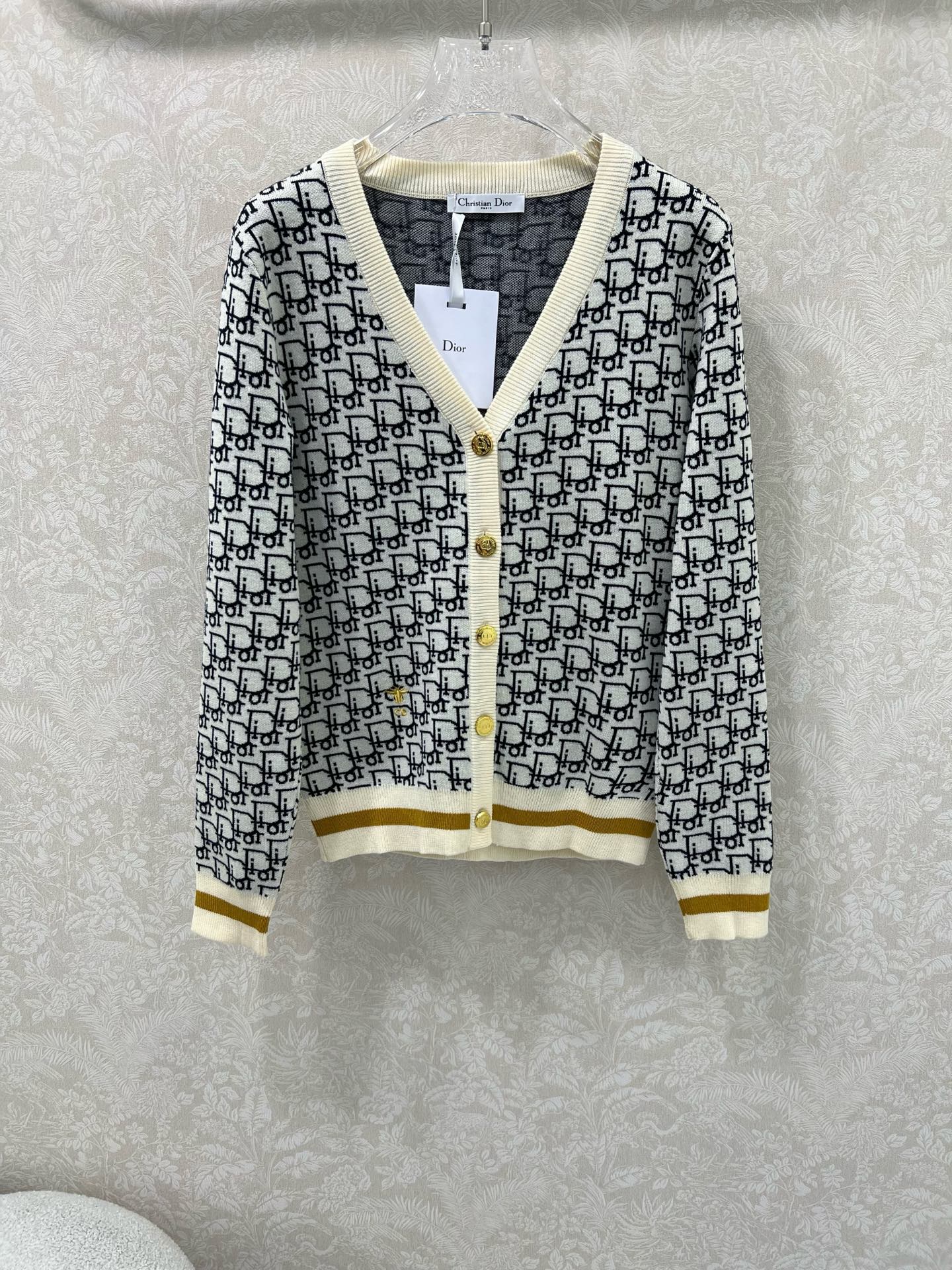 秋冬新品 女性クリスチャンディオール カーディガン