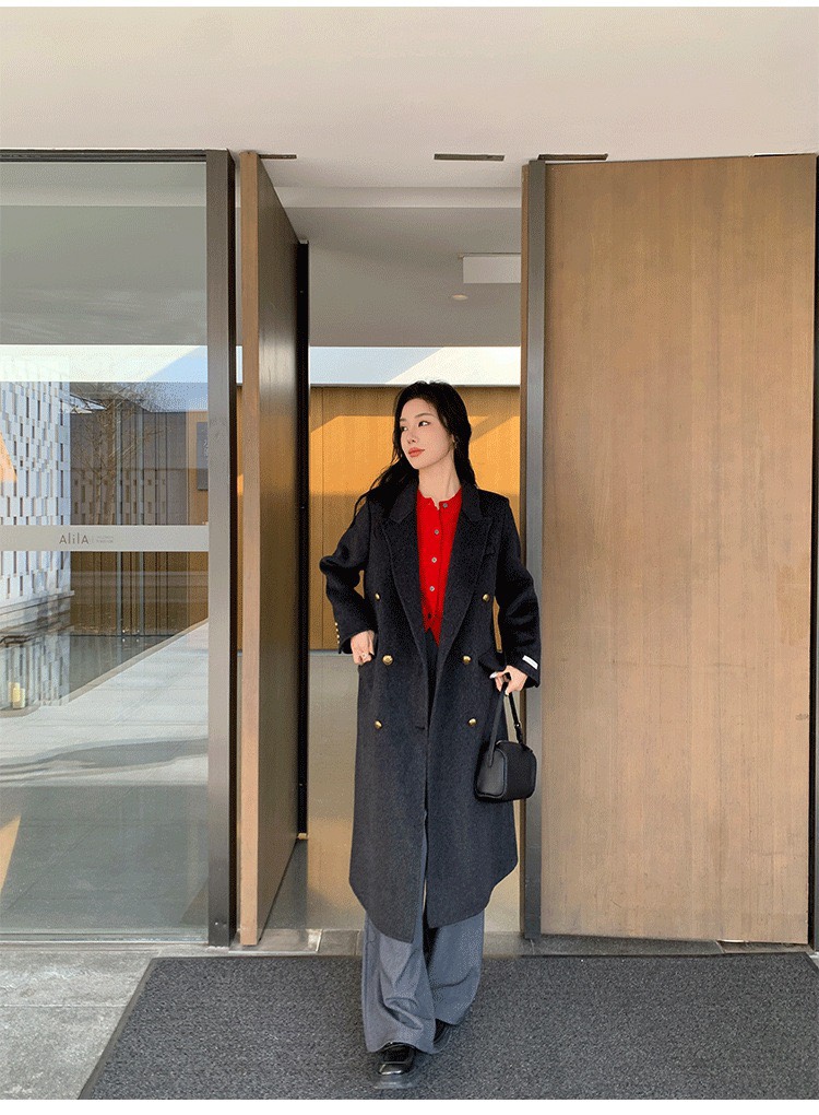 2025秋冬新品 女性ロエベ ツイードコート