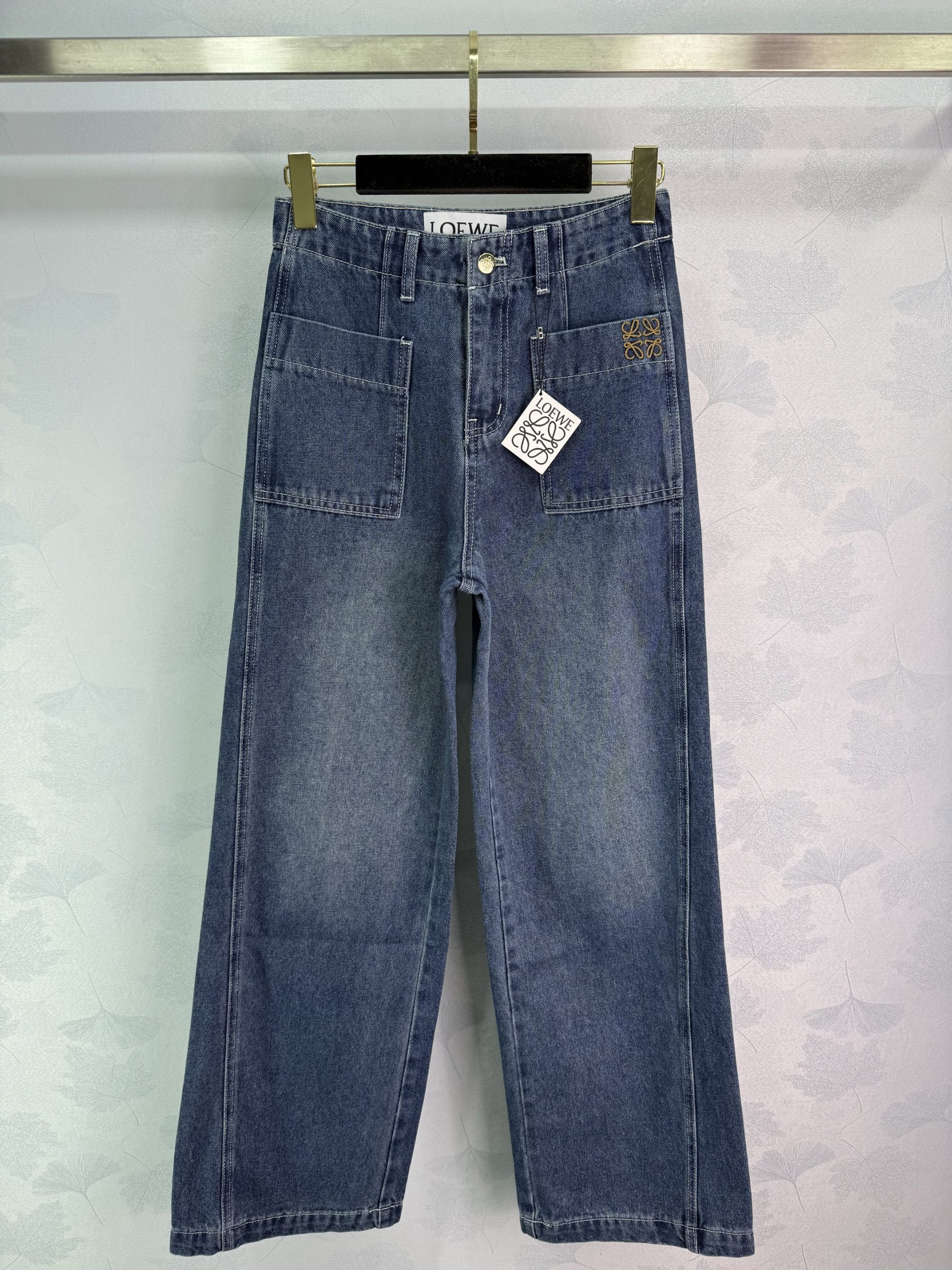 2025秋冬新品 女性ロエベ ジーンズ ズボン