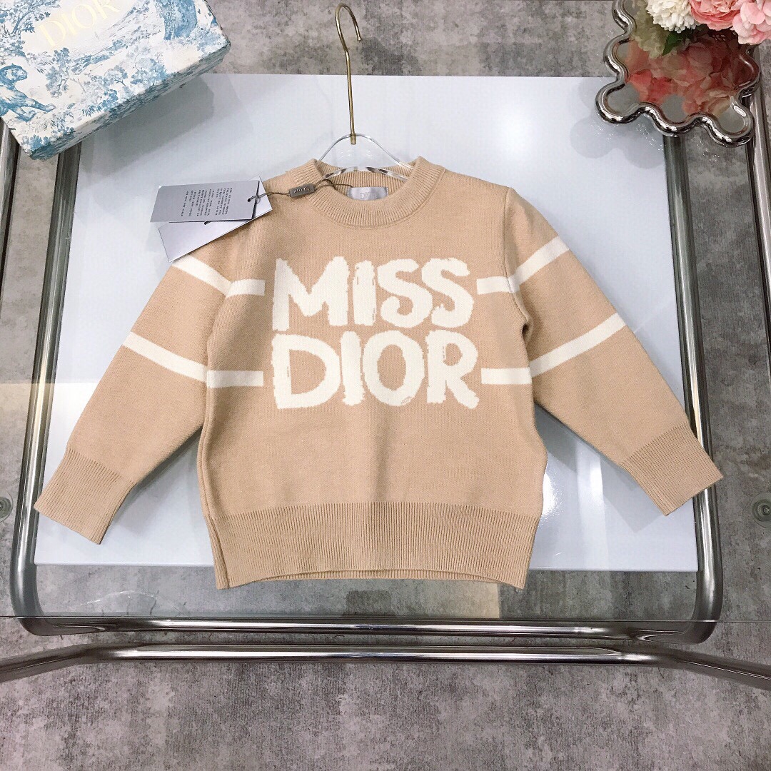 秋冬暖か服クリスチャンディオール 子供服 KID バーパーカー/スウェット