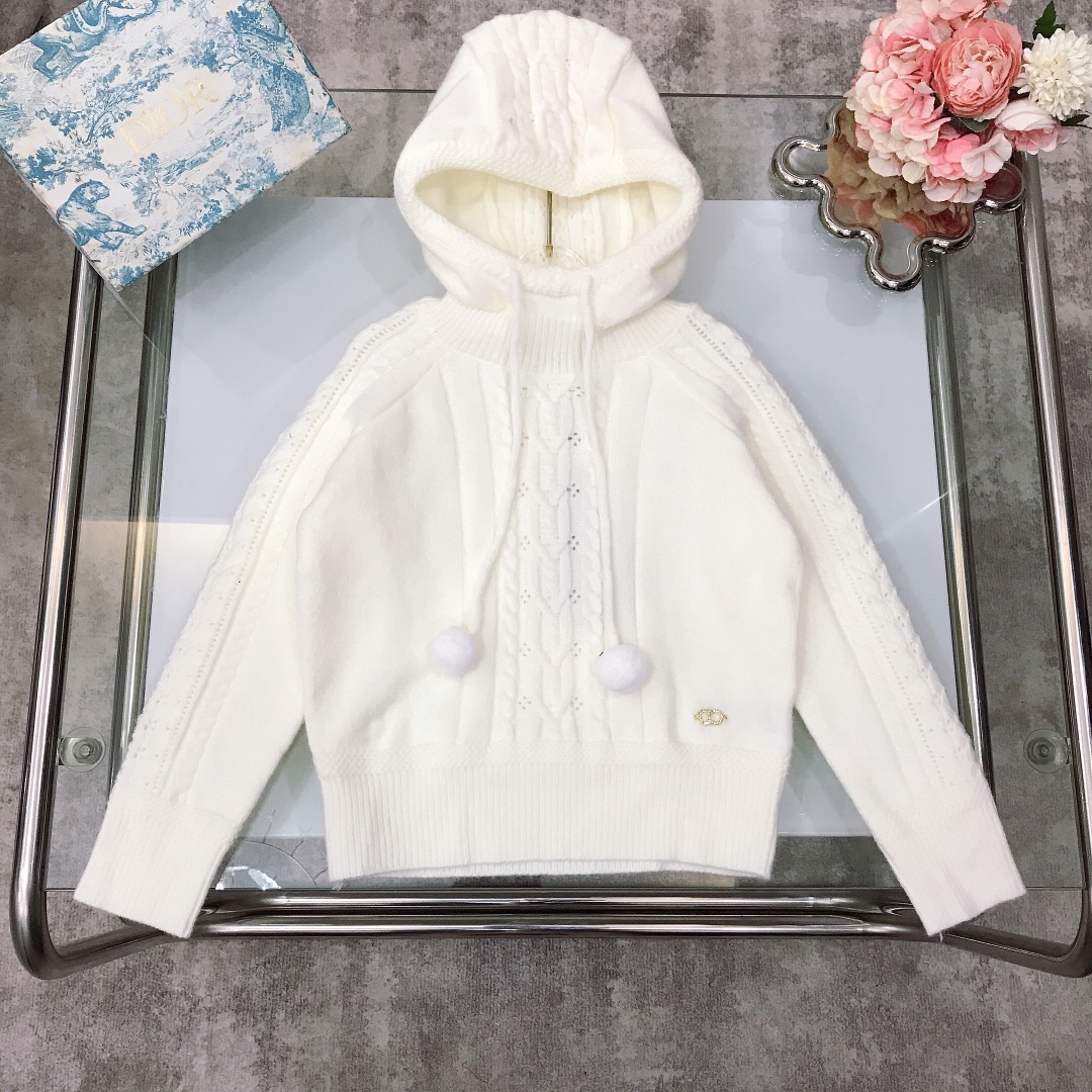 秋冬暖か服クリスチャンディオール 子供服 KID バーパーカー/スウェット