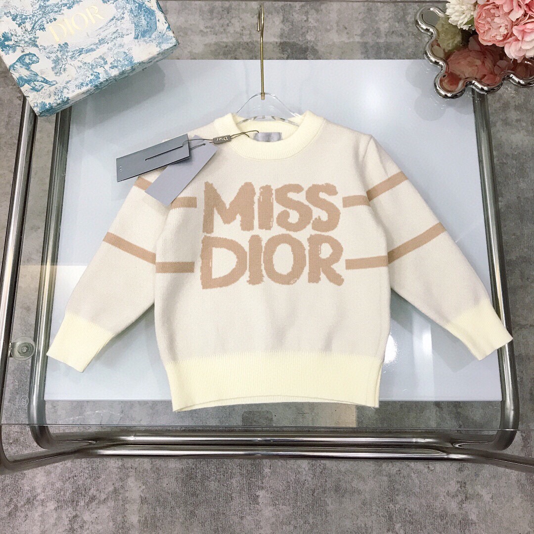 秋冬暖か服クリスチャンディオール 子供服 KID バーパーカー/スウェット