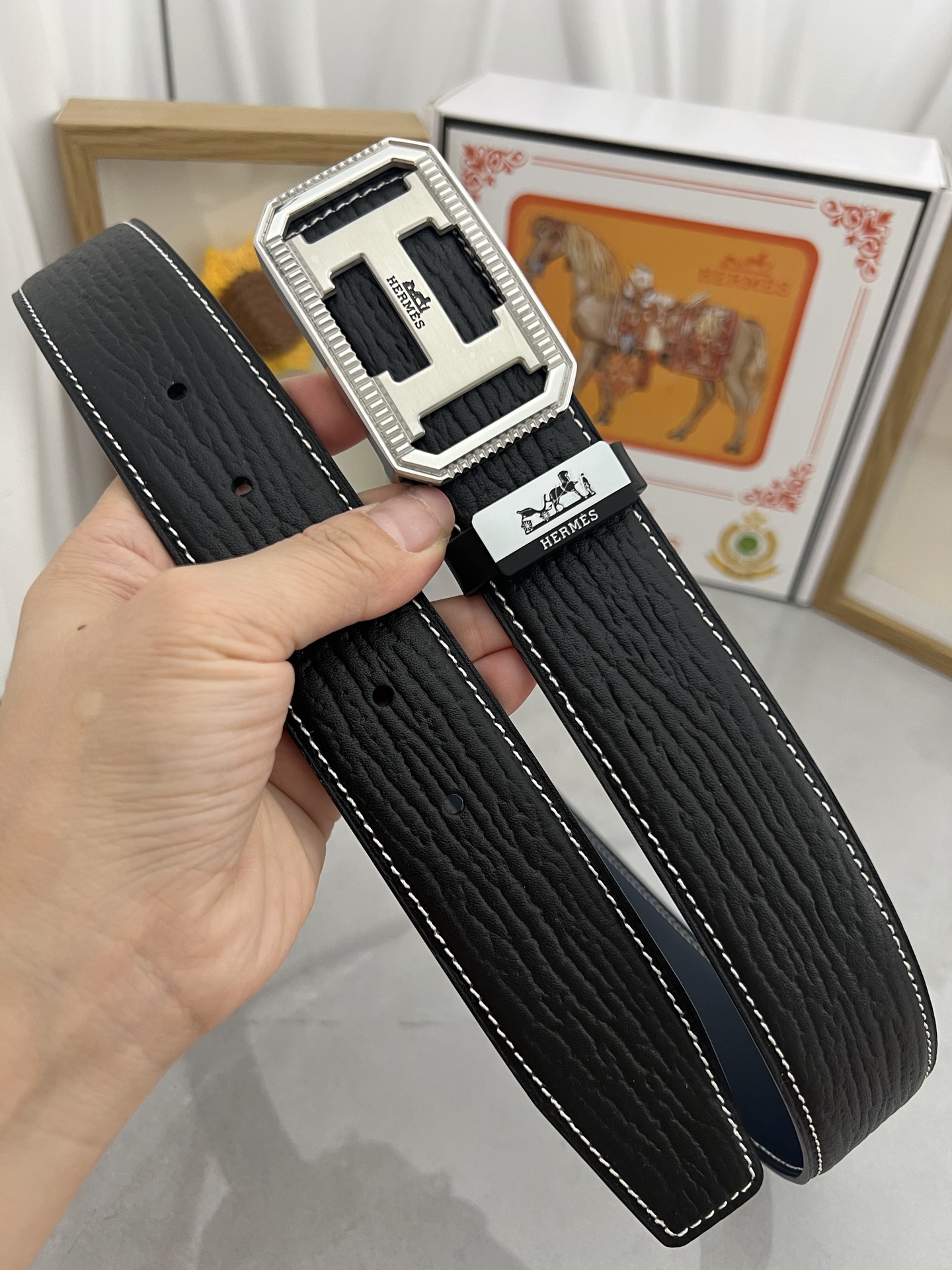 エルメス 2025新品値下受付 ベルト サンチュール 2508J155+