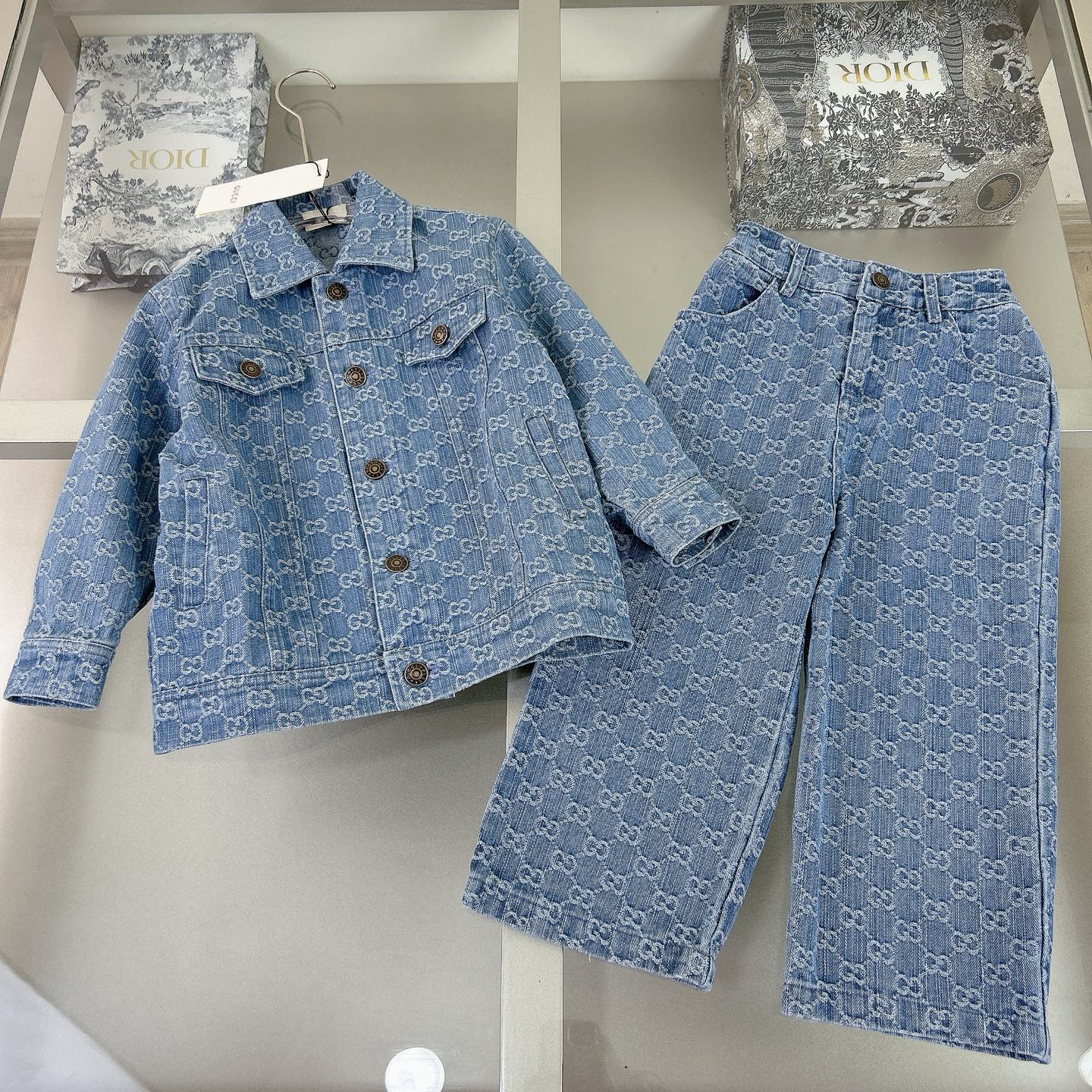 秋冬暖か服グッチ 子供服 KID 上下服 セットアップ