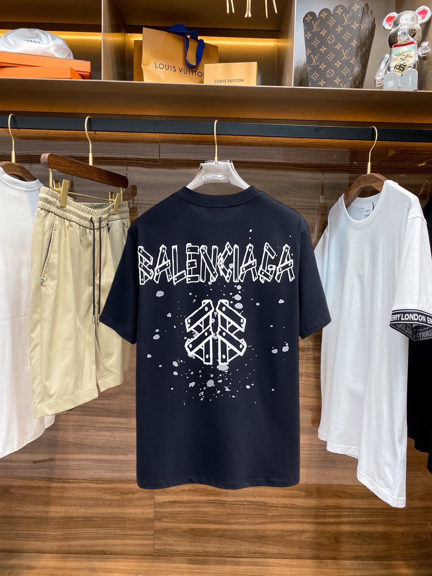 売れ筋商品 新品 バレンシアガ 半袖Tシャツ トップス