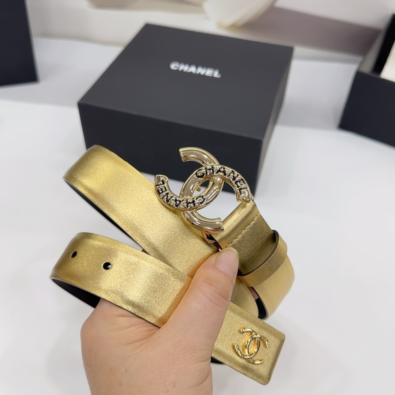 シャネル 2025新品値下受付 ベルト サンチュール 2508J170+