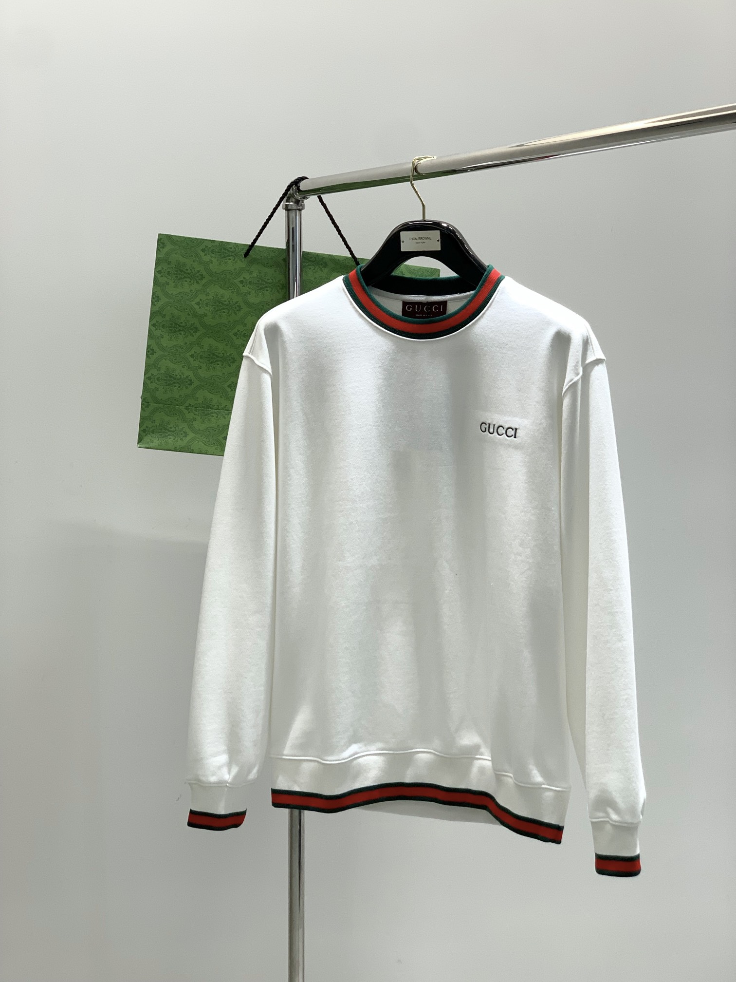 25秋冬新品 グッチ メンズ バーパーカー スウェット