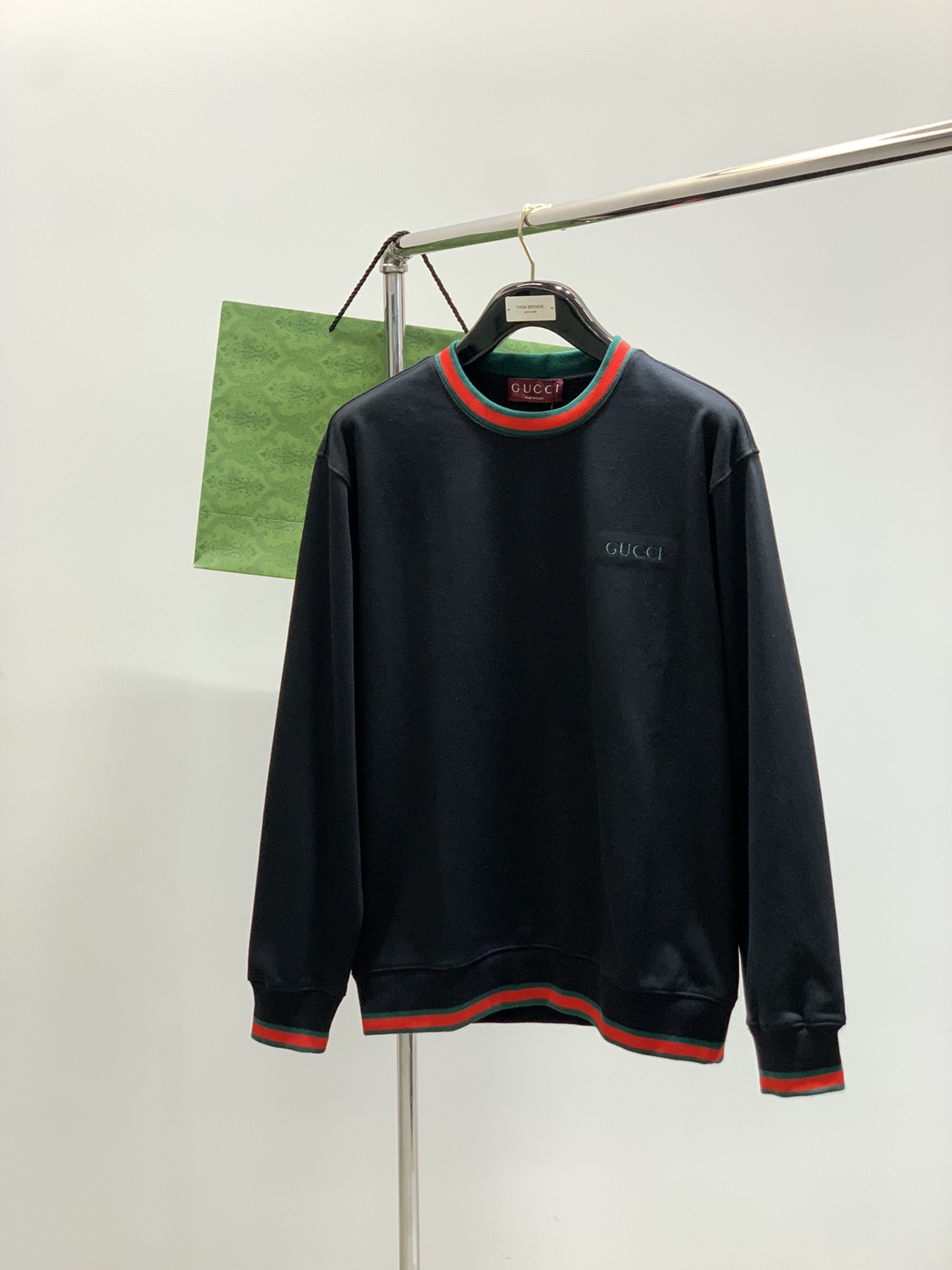 25秋冬新品 グッチ メンズ バーパーカー スウェット