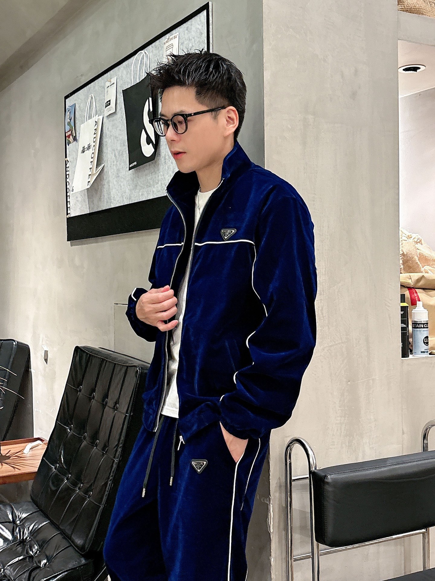 25秋冬新品プラダ メンズ 上下服 セットアップ