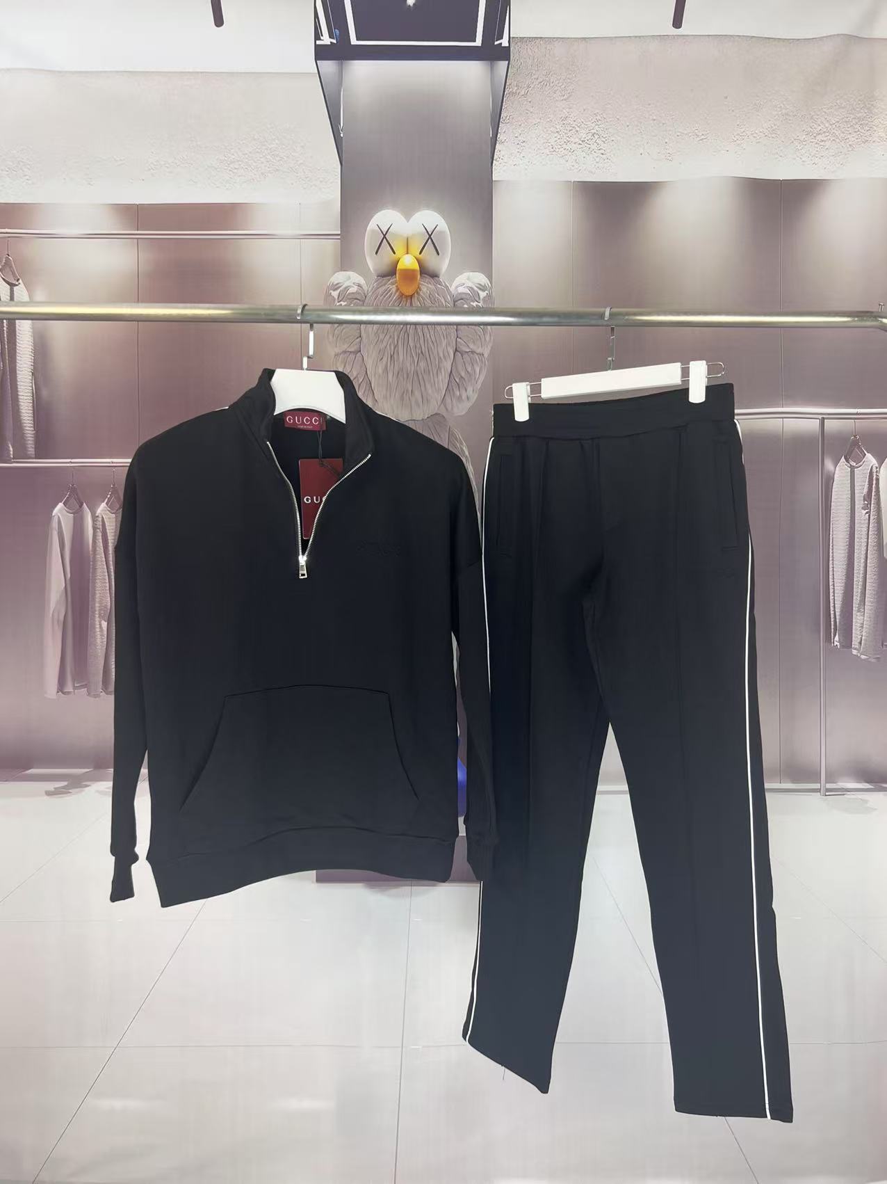 25秋冬新品 グッチ メンズ セットアップ 上下服