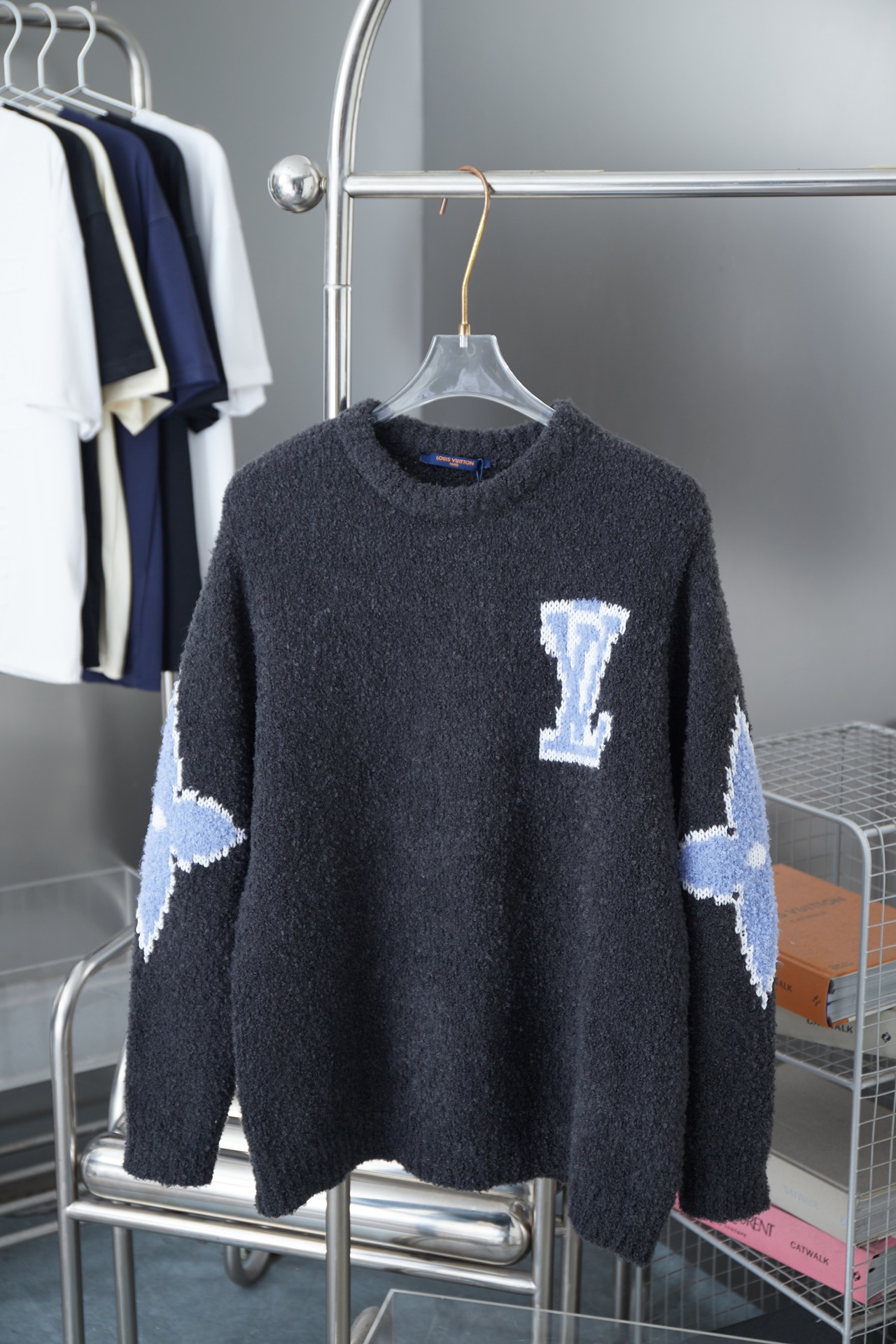 25秋冬新品 ルイヴィトン セータートップス 男女兼着