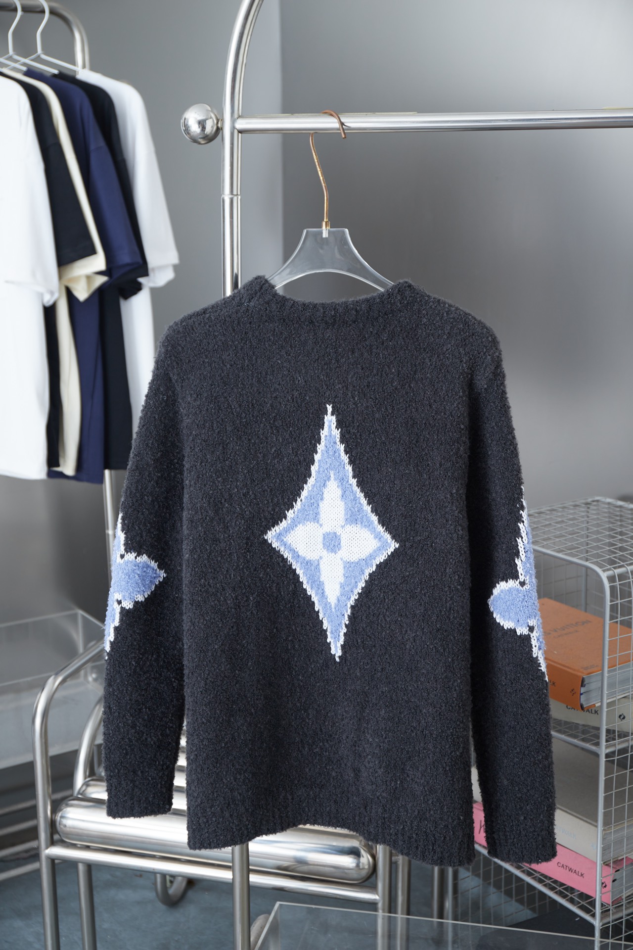 25秋冬新品 ルイヴィトン セータートップス 男女兼着