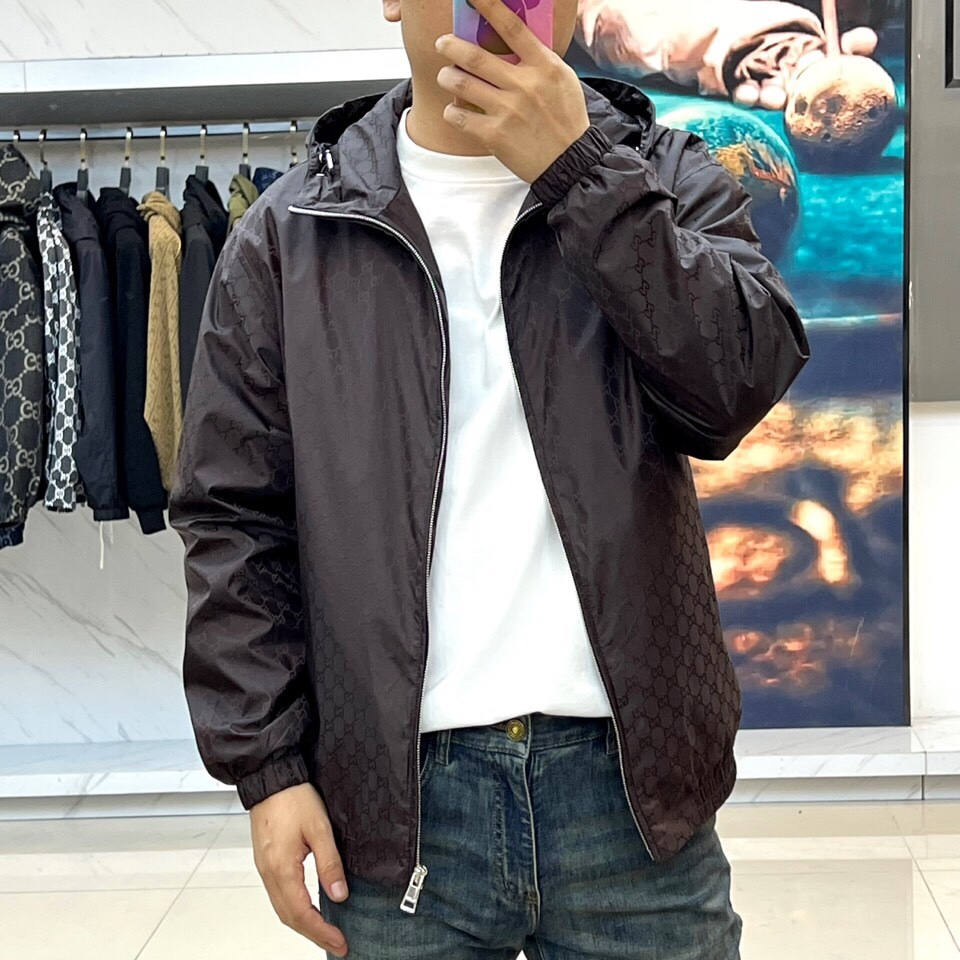 25秋冬新品 グッチ メンズ アウター/トレンチコート