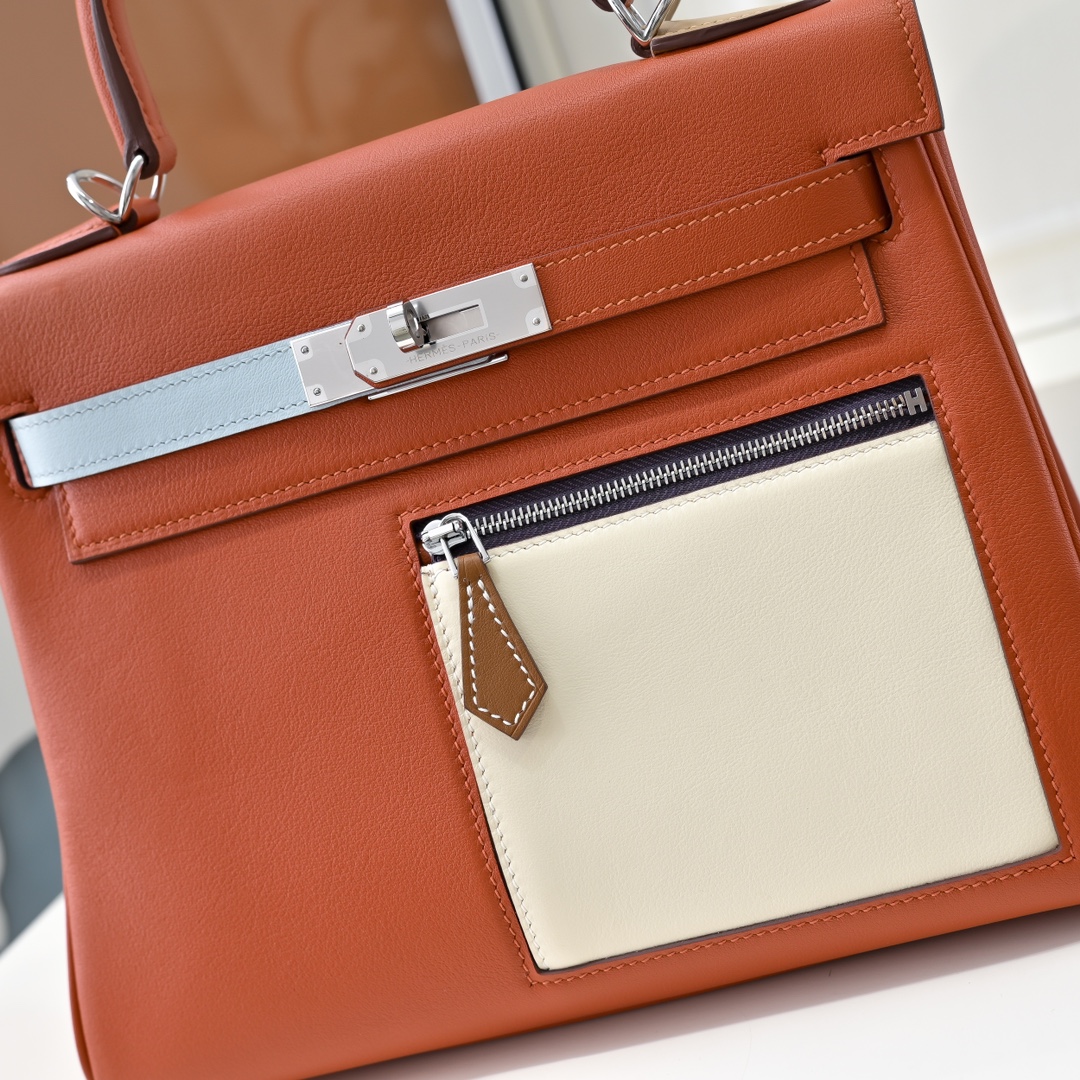 エルメス最新コレクション“カラーマティック” colrmatic ケリー 25/28CM 2508