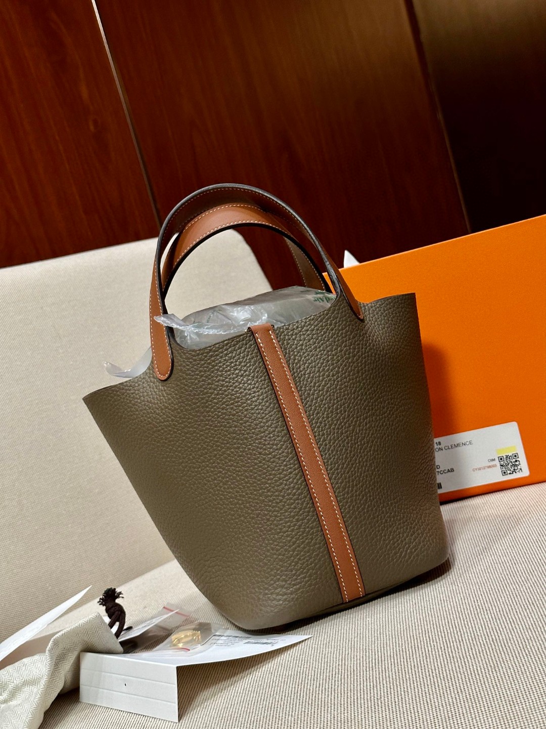 エルメス 18/22 cm(MM/PM) Picotin lock ピコタンロック バイカラートバッグ