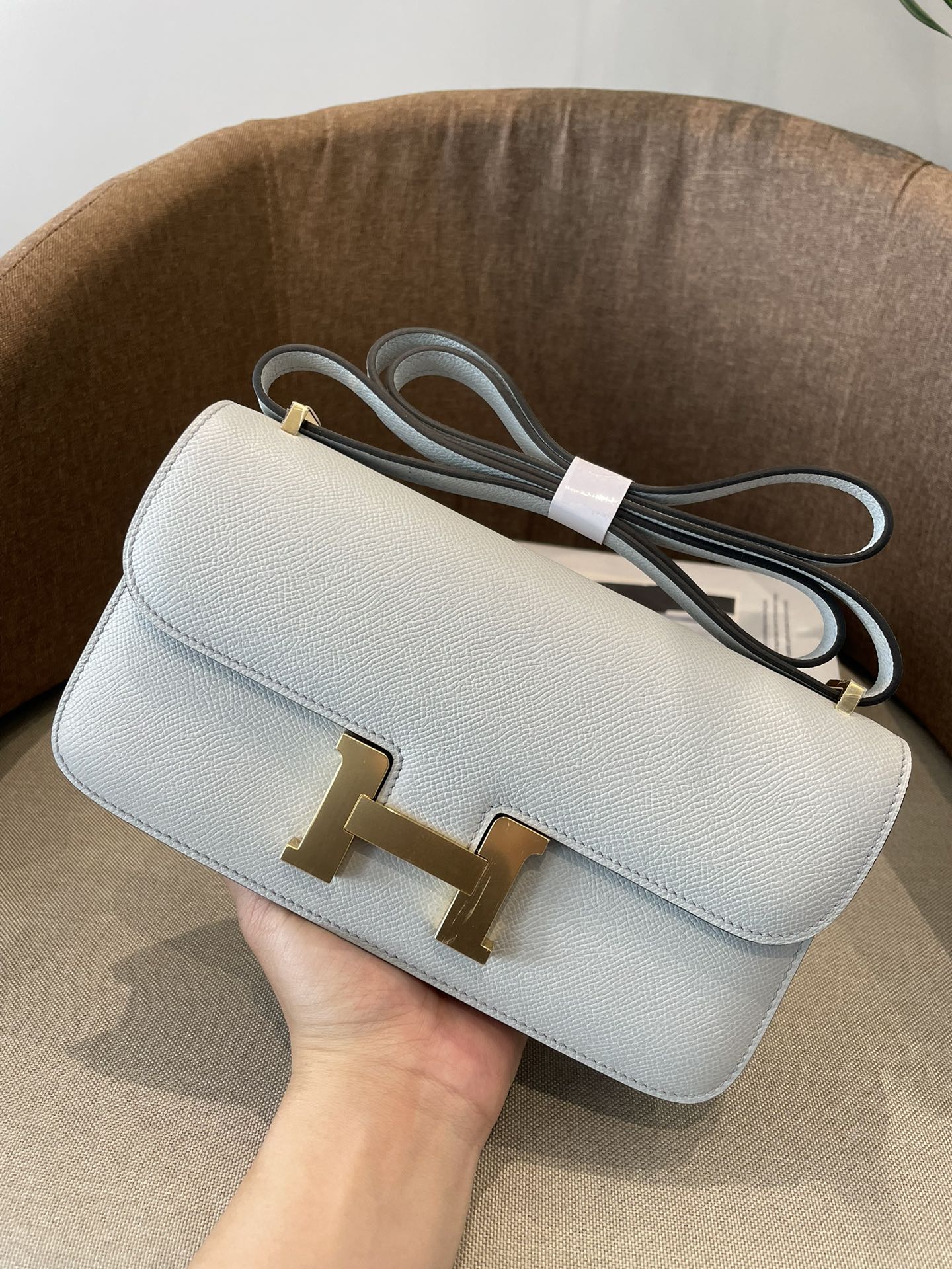 エルメス 半手作り コンスタンスエラン?Elan mirror 24cm ショルダーバッグ 2508