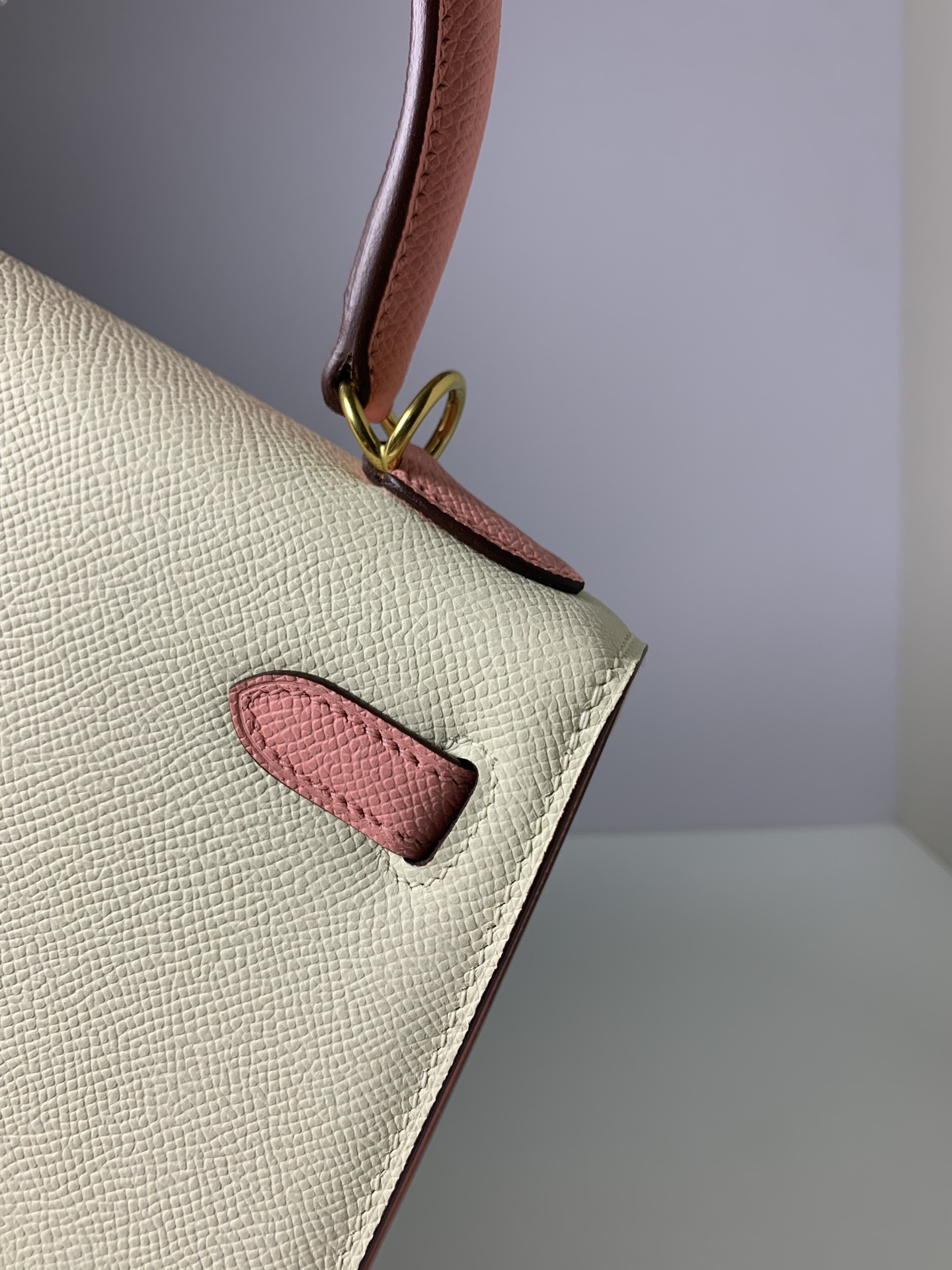 エルメス バイカラー ケリー Kelly 25cm 手作り EPSOM 2Way ハンド 2508