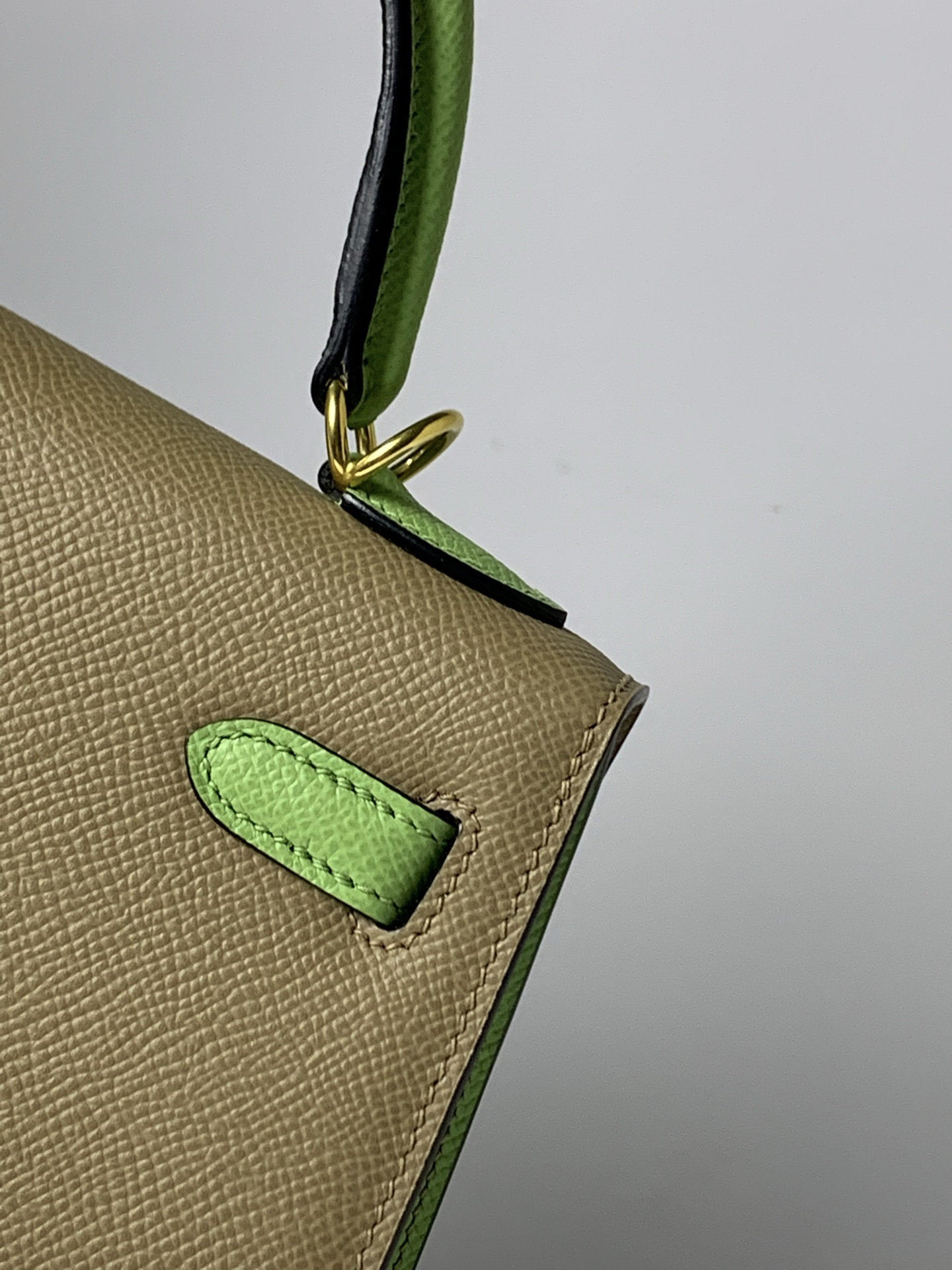 エルメス バイカラー ケリー Kelly 25cm 手作り EPSOM 2Way ハンド 2508