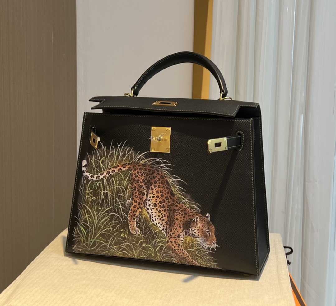 エルメス 限定の希少モデル ケリー Kelly 28 手作りEpsom 2Way バッグハンド