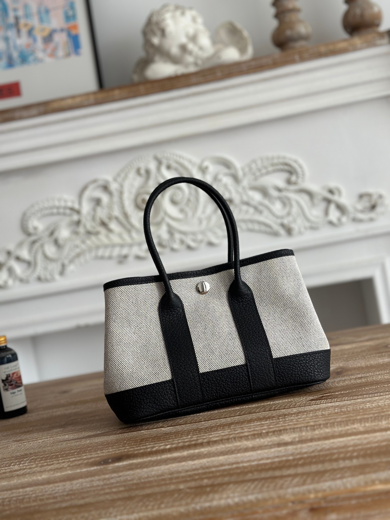 エルメスガーデンパーティー garden party mini 23cm ハンドバッグ2508