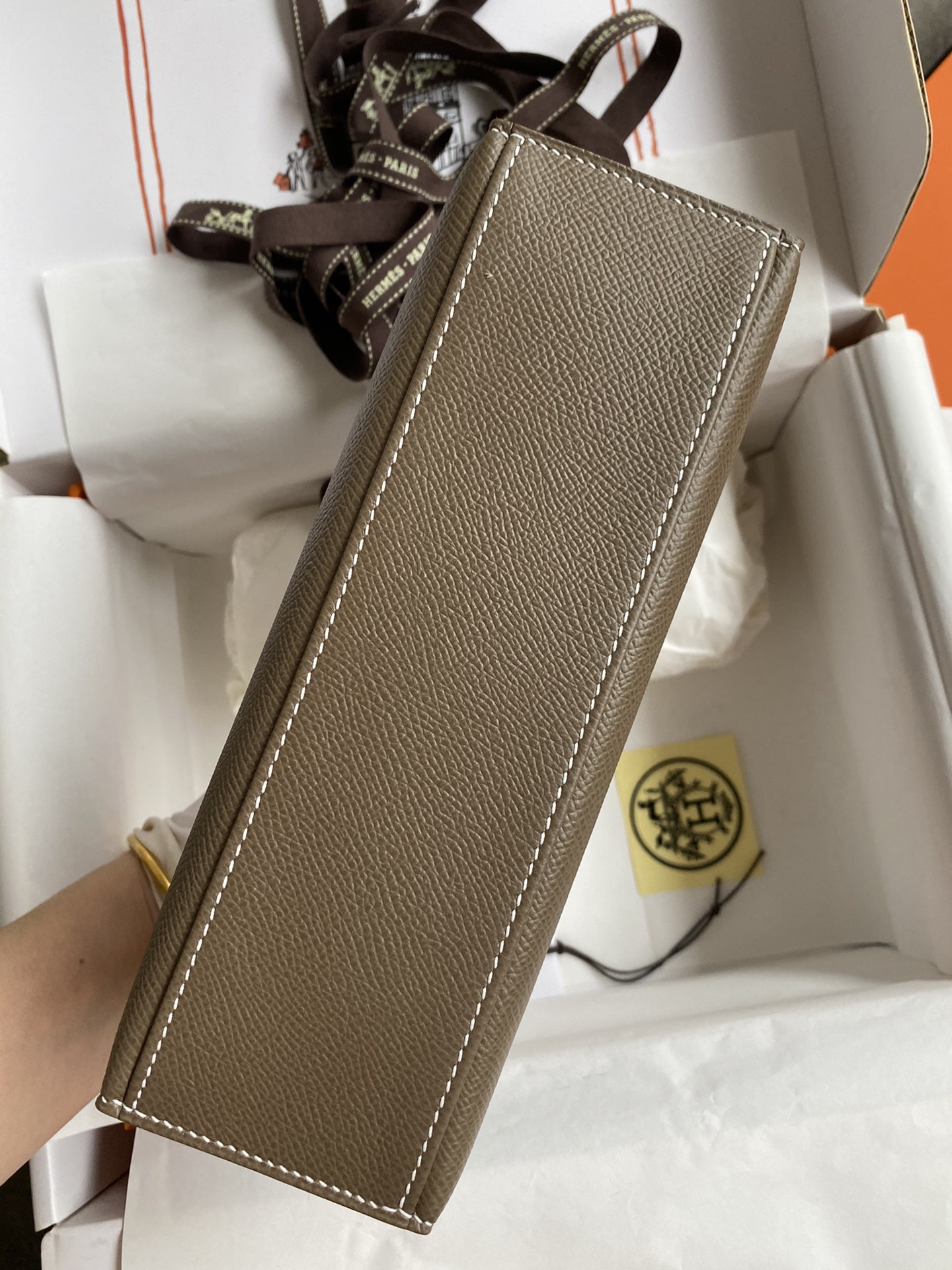 エルメス高品質ケリー2 Mini Kelly 22cm Epson 手作り セカンドバッグ バッグ 2508