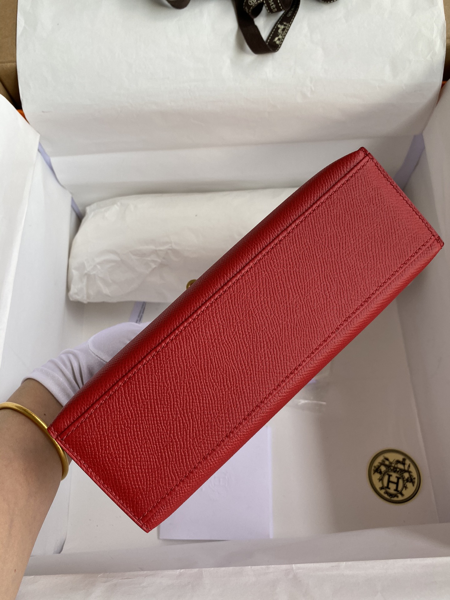 エルメス高品質ケリー2 Mini Kelly 22cm Epson 手作り セカンドバッグ バッグ
