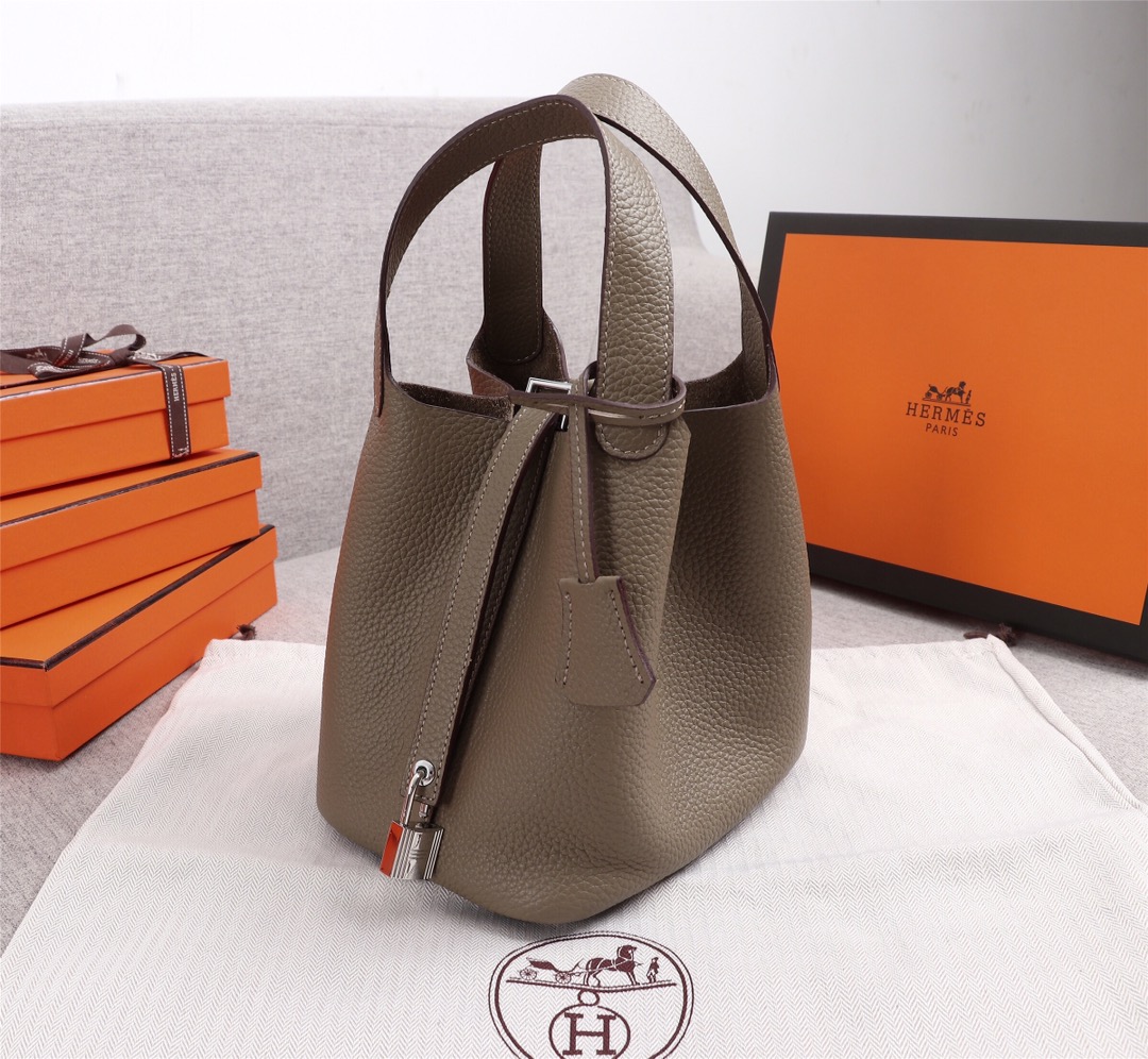 人気 エルメス 18/22 cm(MM/PM) ピコタンロック ハンドバッグ Picotin lock?2508