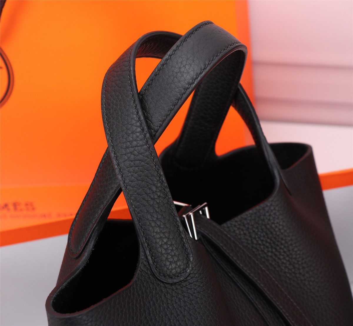 エルメス 18cm PM ピコタンロック ハンドバッグ Togo wax Picotin lock? 2508