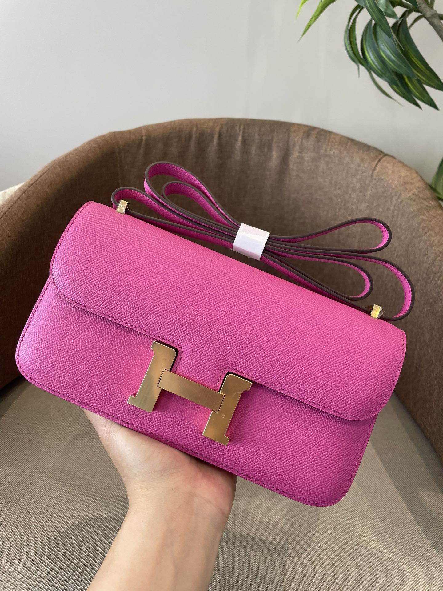 エルメス 手作りコンスタンス constance miniミニ19cm ショルダーバッグ2508