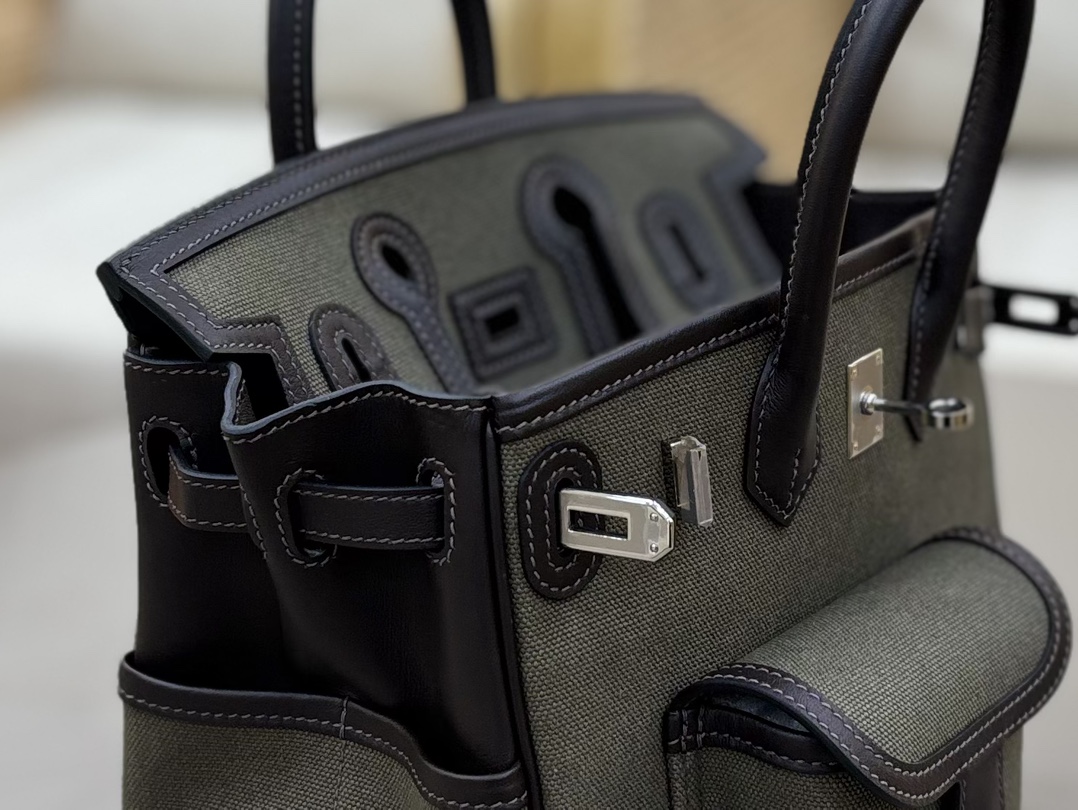 エルメス 人気の新品入荷 Gargoバーキン25cm 手作り Wax トートバッグ2508
