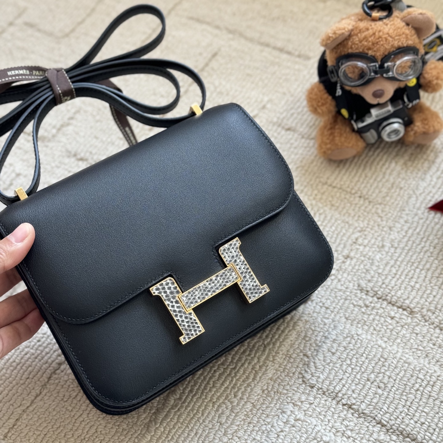 エルメス 手作りコンスタンス constance miniミニ19cm ショルダーバッグ2508