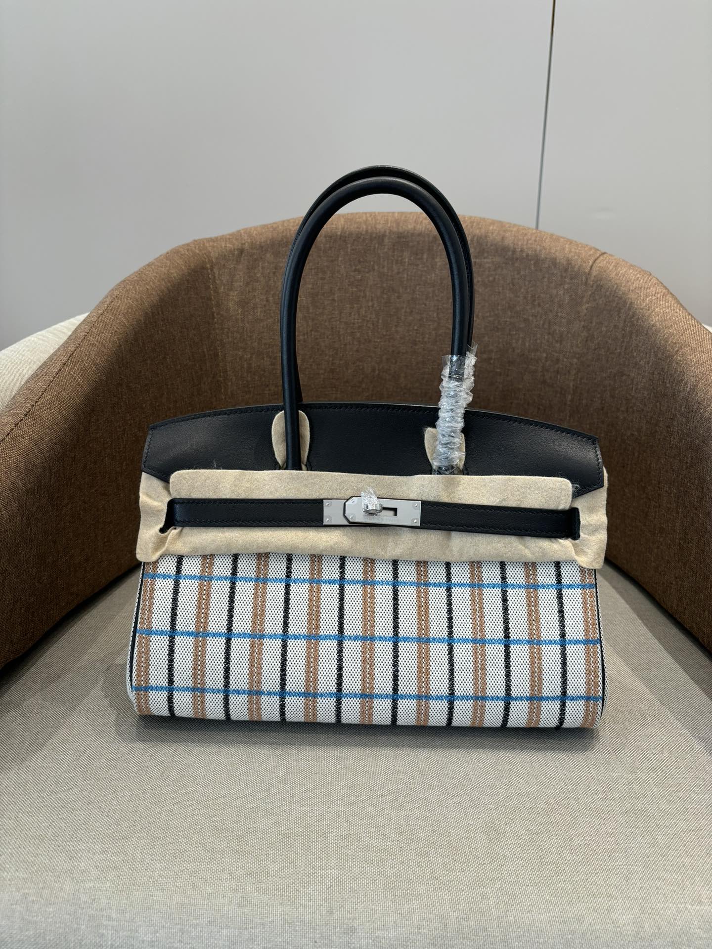 エルメス 高品質 Shoulder bagバーキン29cm 手作りキャンバス/ Swift