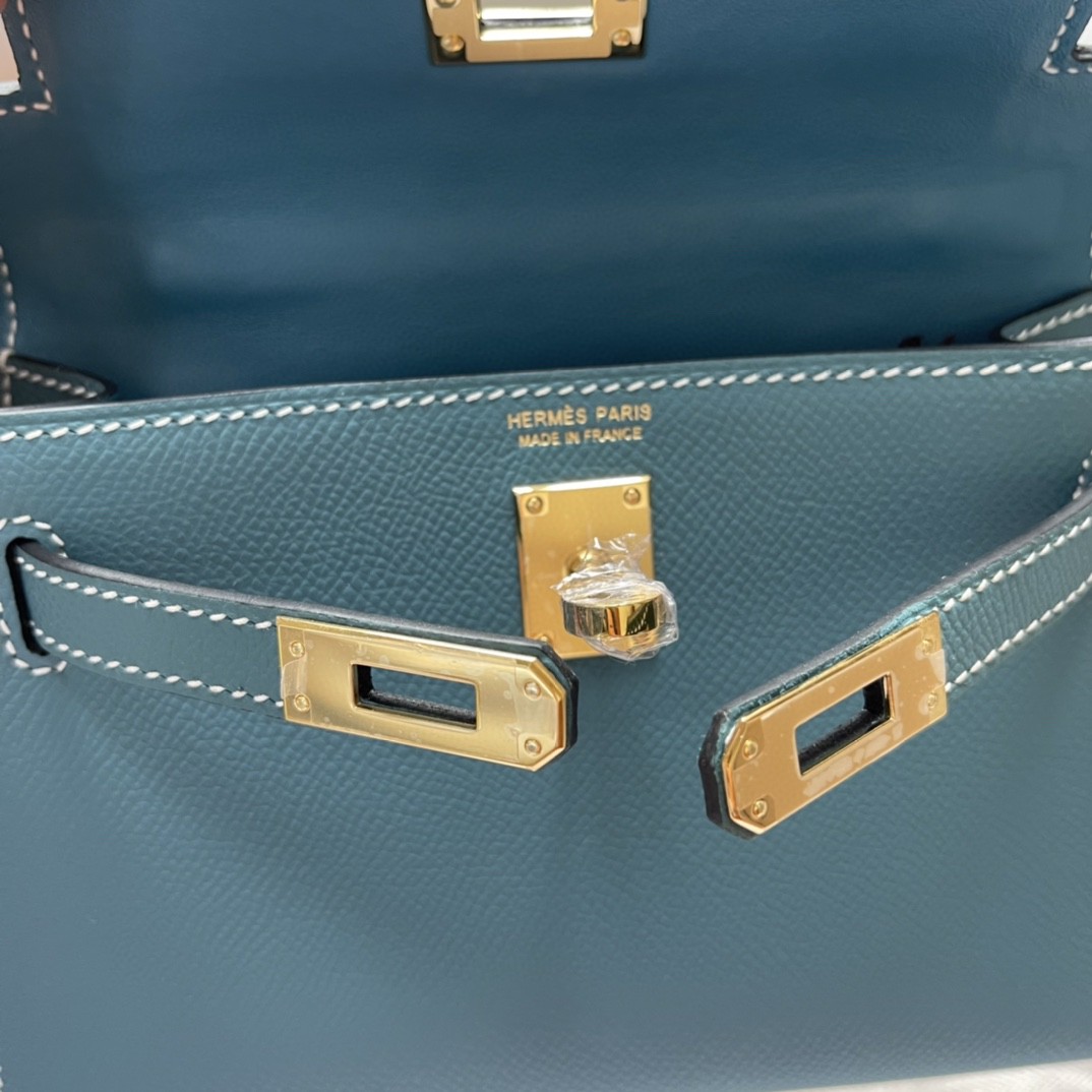エルメス?2代目ケリー Kelly 19cm 手作り EPSOM 2Way バッグ2508