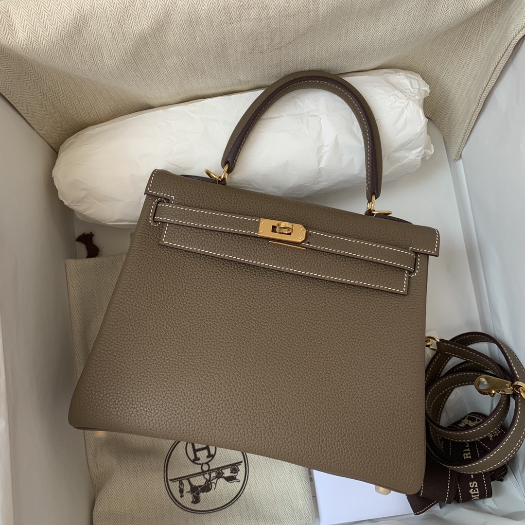 エルメス ケリー Kelly 25cm 手作り Togo 2Wayショルダー ハンド 2508