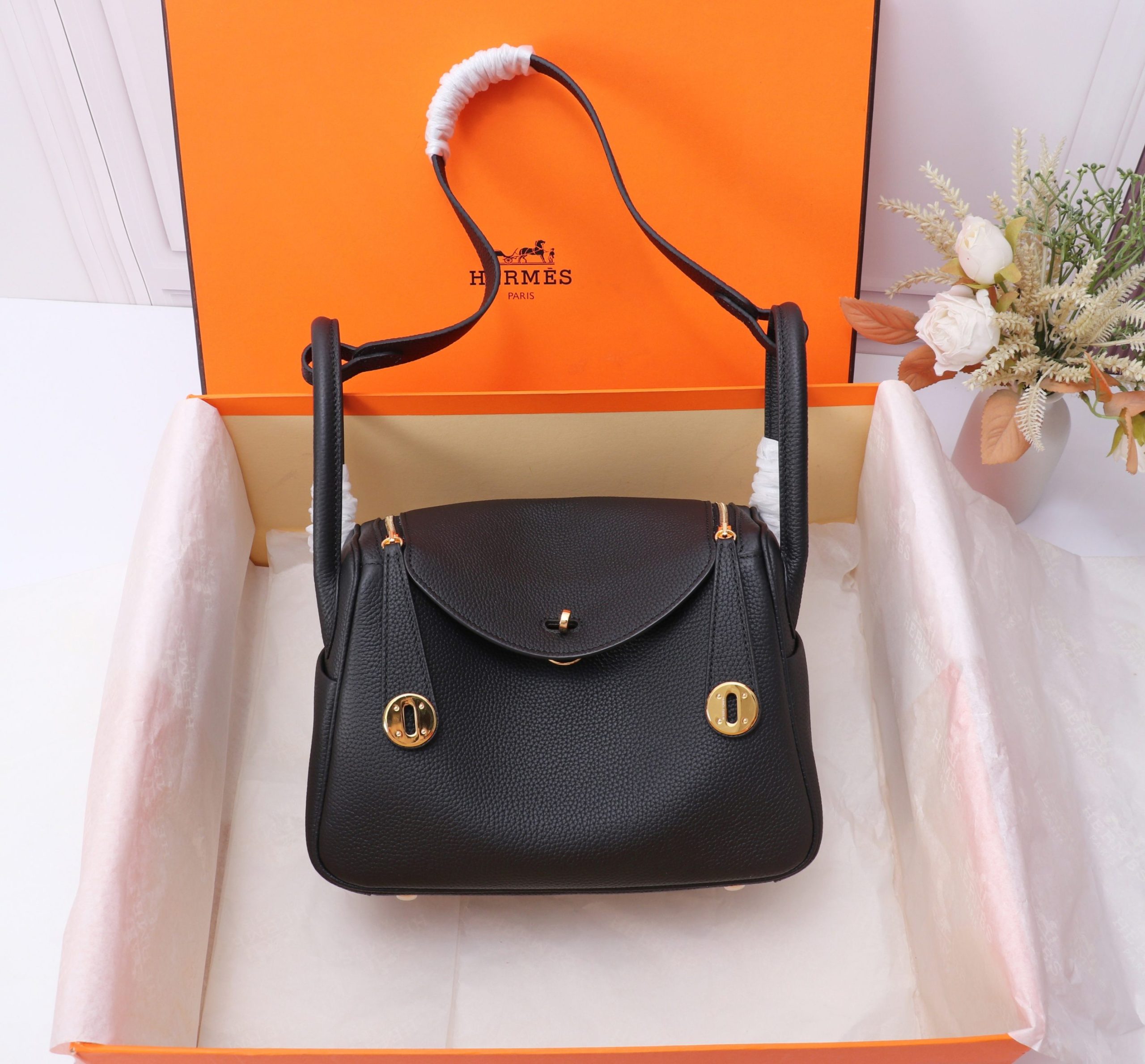 エルメス 超美品 ショルダー ハンド リンディ Lindy 26cm 2508