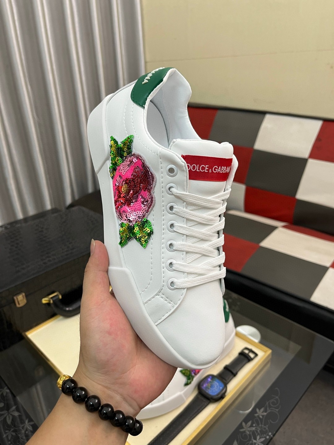希少品 靴 ドルチェ&ガッバーナ スニーカー/レースアップ 男女兼着