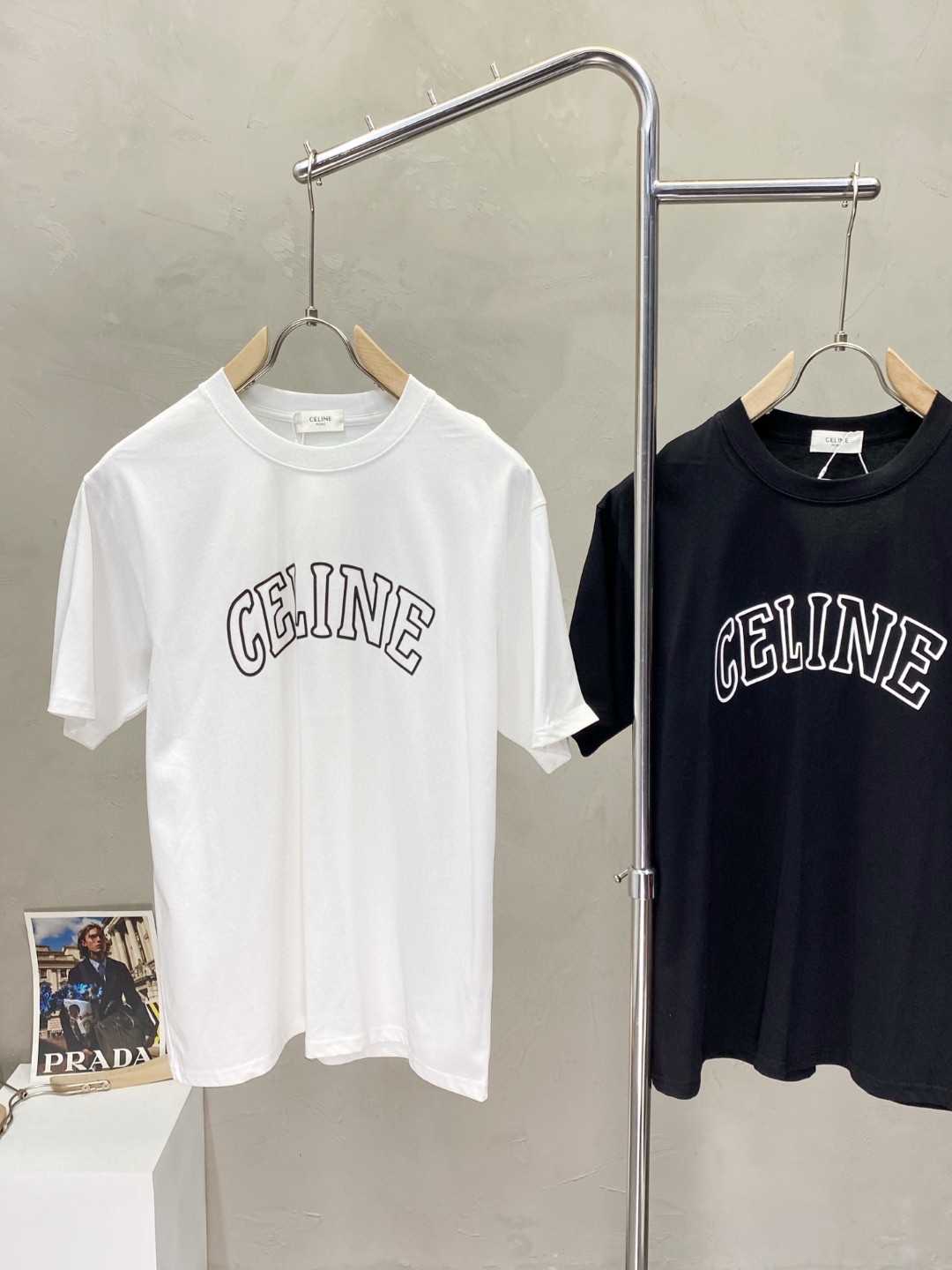 新品セリーヌ 半袖 Tシャツ トップス  メンズ