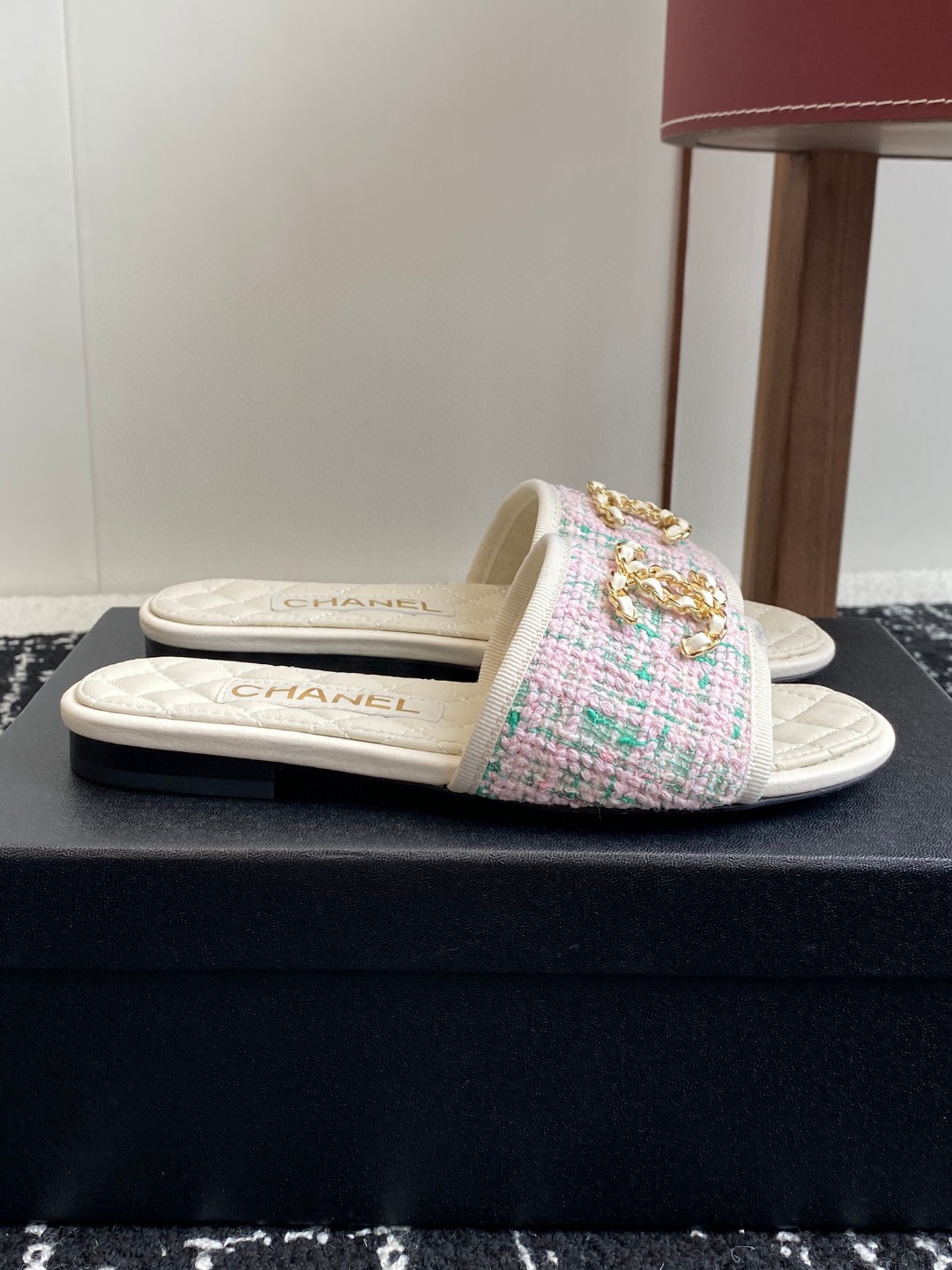 靴 超美品 シャネル サンダル ミュール レディース