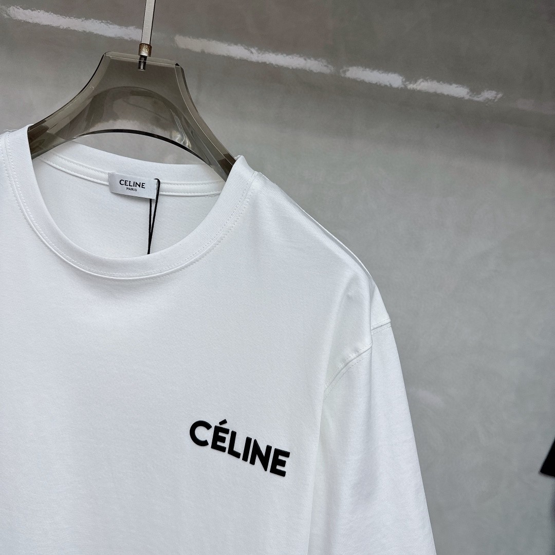 新品セリーヌ 半袖 Tシャツ トップス メンズ