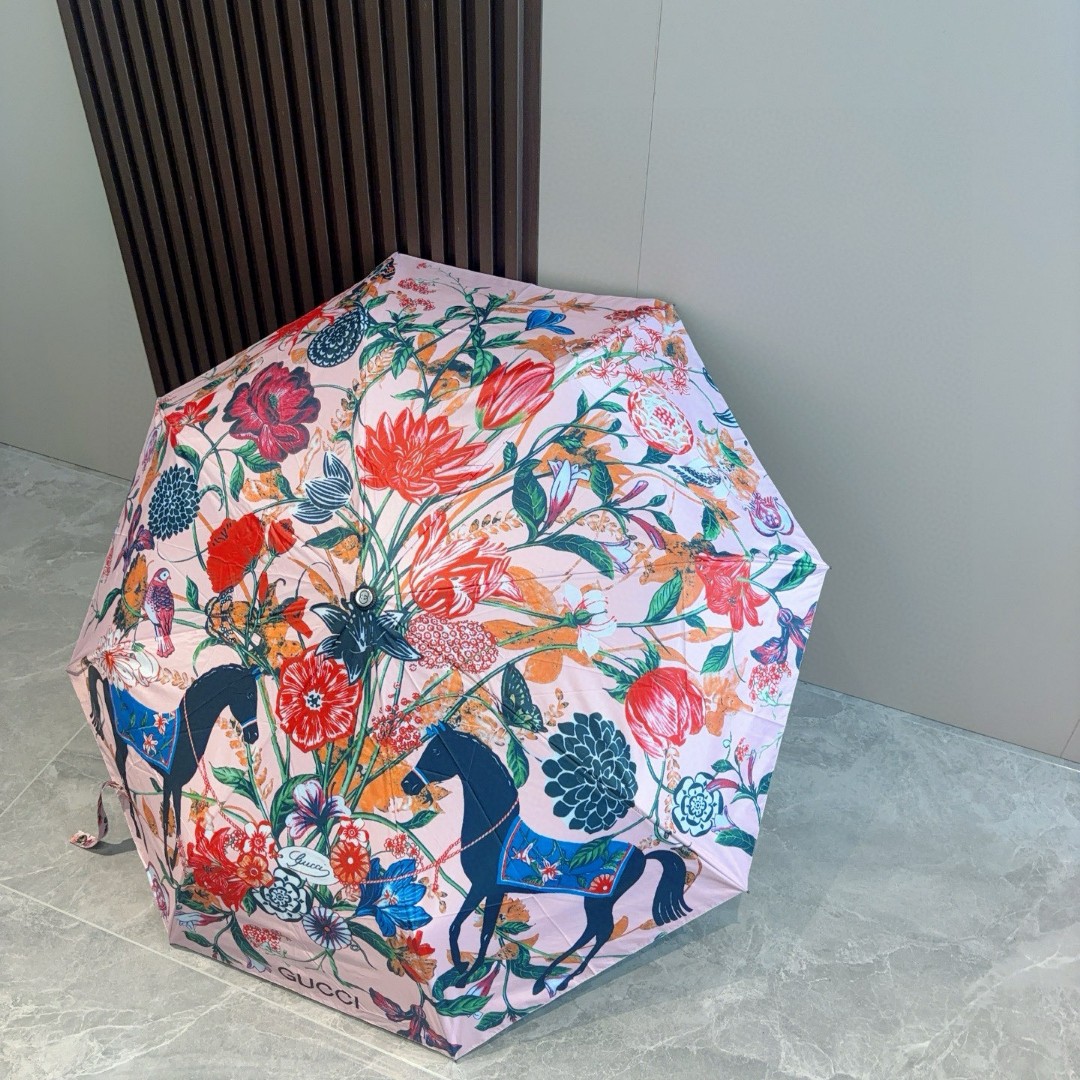 グッチ 傘 UVカット 防熱 遮光 夏 2506BKJ65-GU