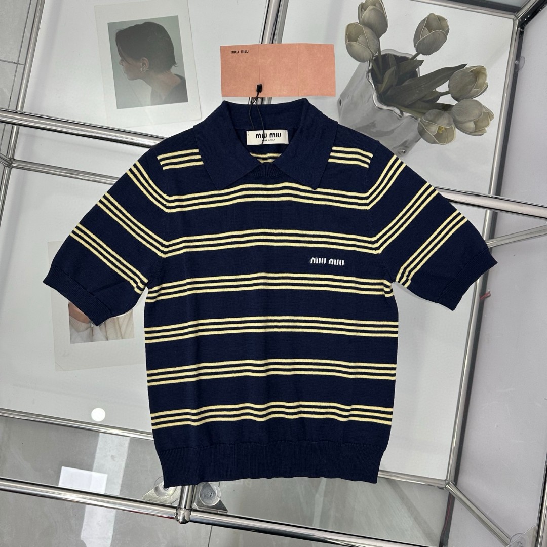 2025早秋新品 女性ミュウミュウ トップス Tシャツ