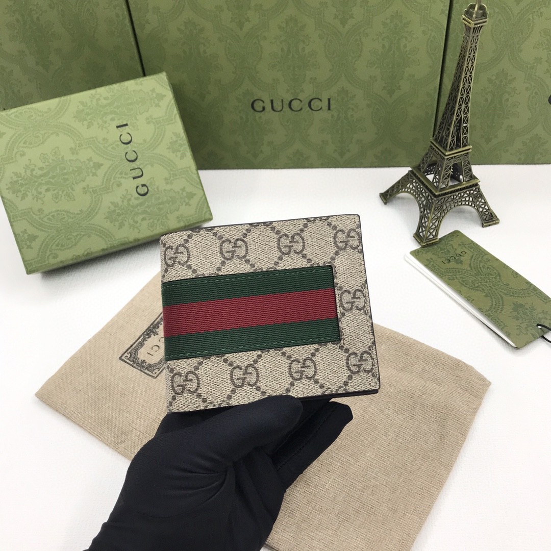 財布新作 グッチ 短財布/二つ折り財布
