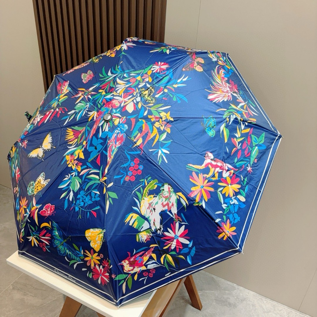 クリスチャンディオール 傘 UVカット 防熱 遮光 夏 2506BKJ65-DI