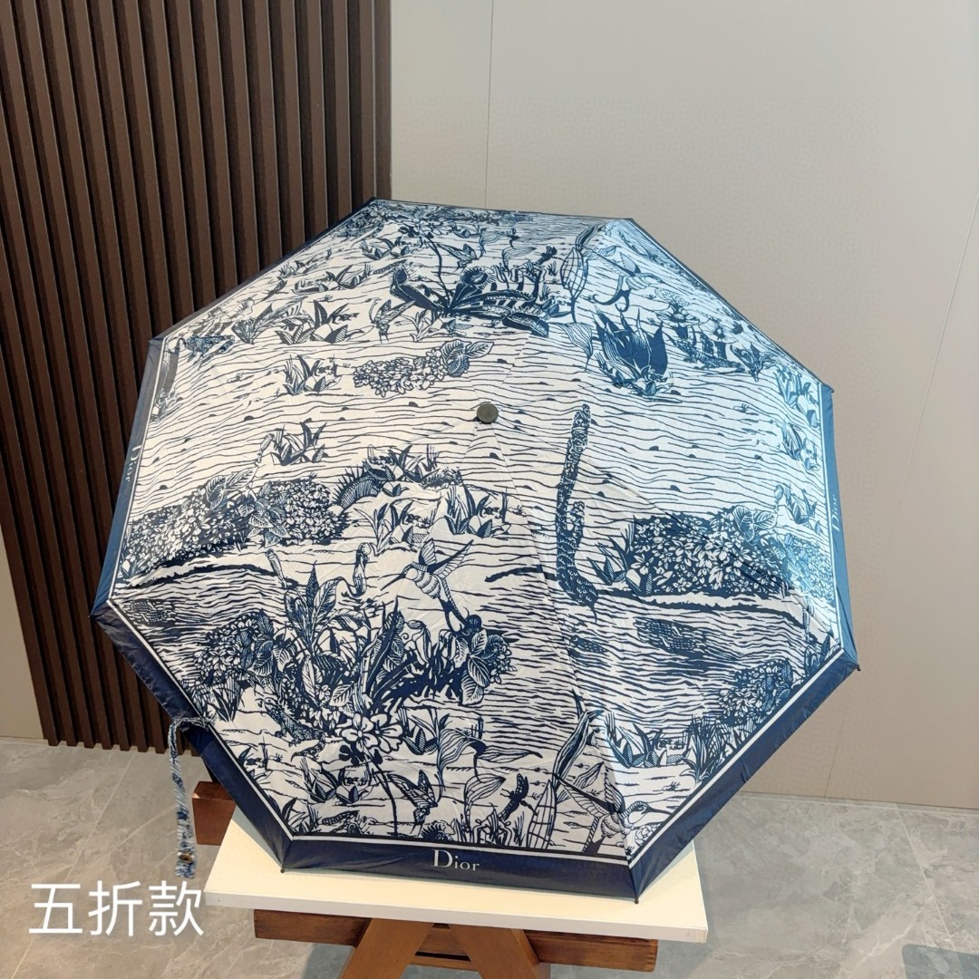 クリスチャンディオール 傘 UVカット 防熱 遮光 夏 2506BKJ65-DI