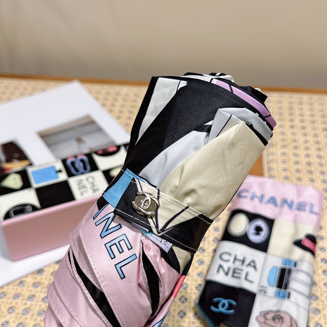 シャネル 傘 UVカット 防熱 遮光 夏 2506BKJ65-CH