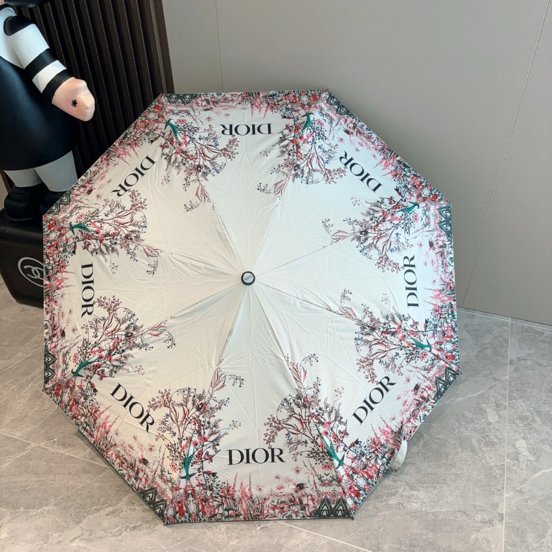 クリスチャンディオール 傘 UVカット 防熱 遮光 夏 2506BKJ65-DI